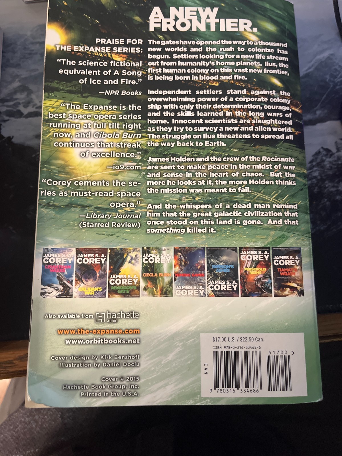 Cibola Burn By James S. A. Corey (First Edition Paperback)