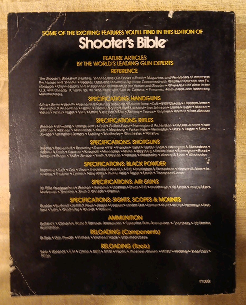 Shooters Bible 1980 Ed #71 576 Pages Pb Illus Worlds Standard Firearms Reference