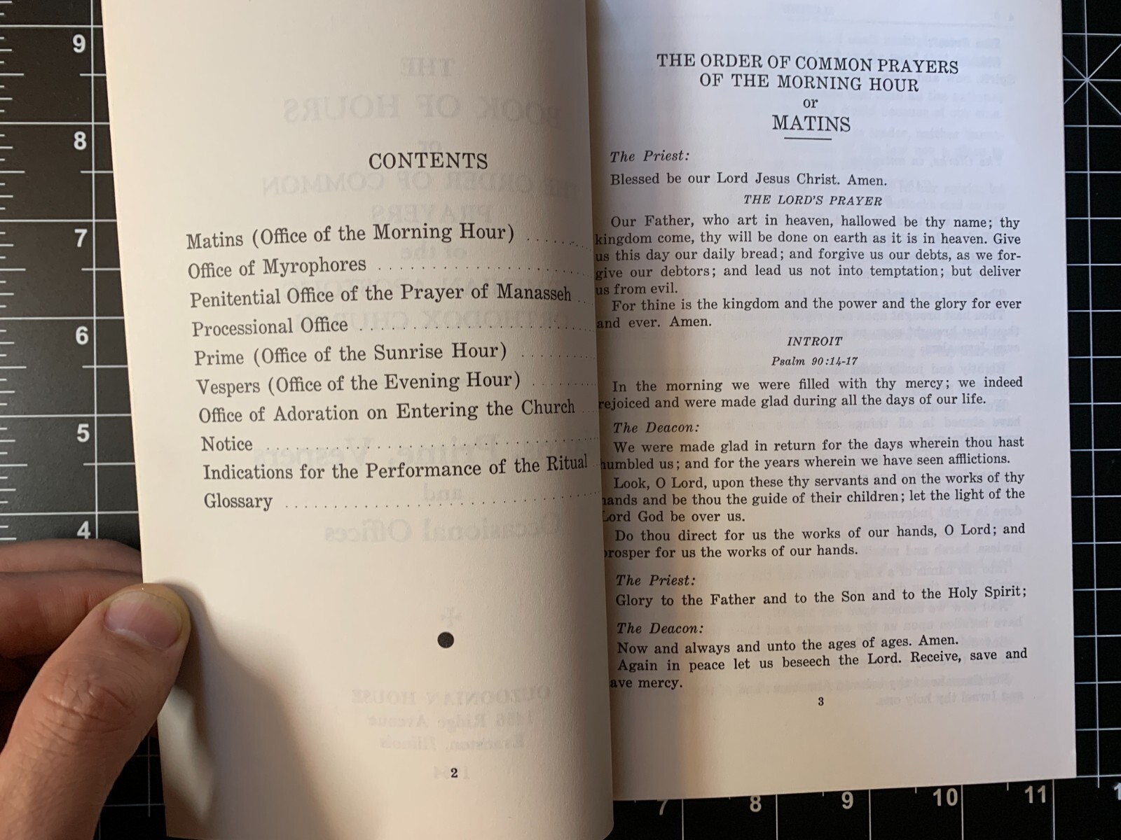 The Book of Hours of Common Prayers of the Armenian Apostolic Orthodox Church