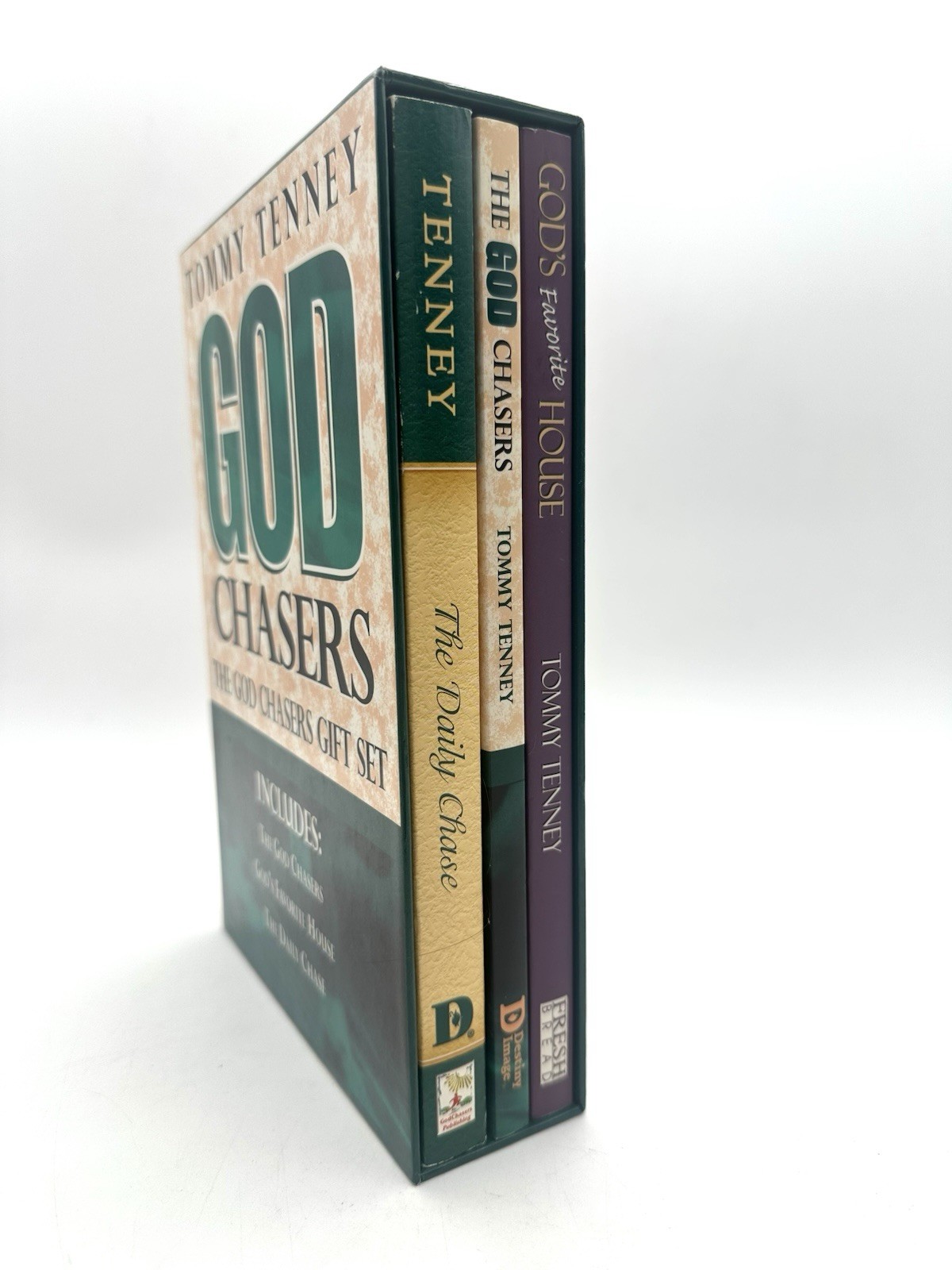 God Chasers Gift Set by Tommy Tenney (3 Volumes) – Hard Box + Paperback Books