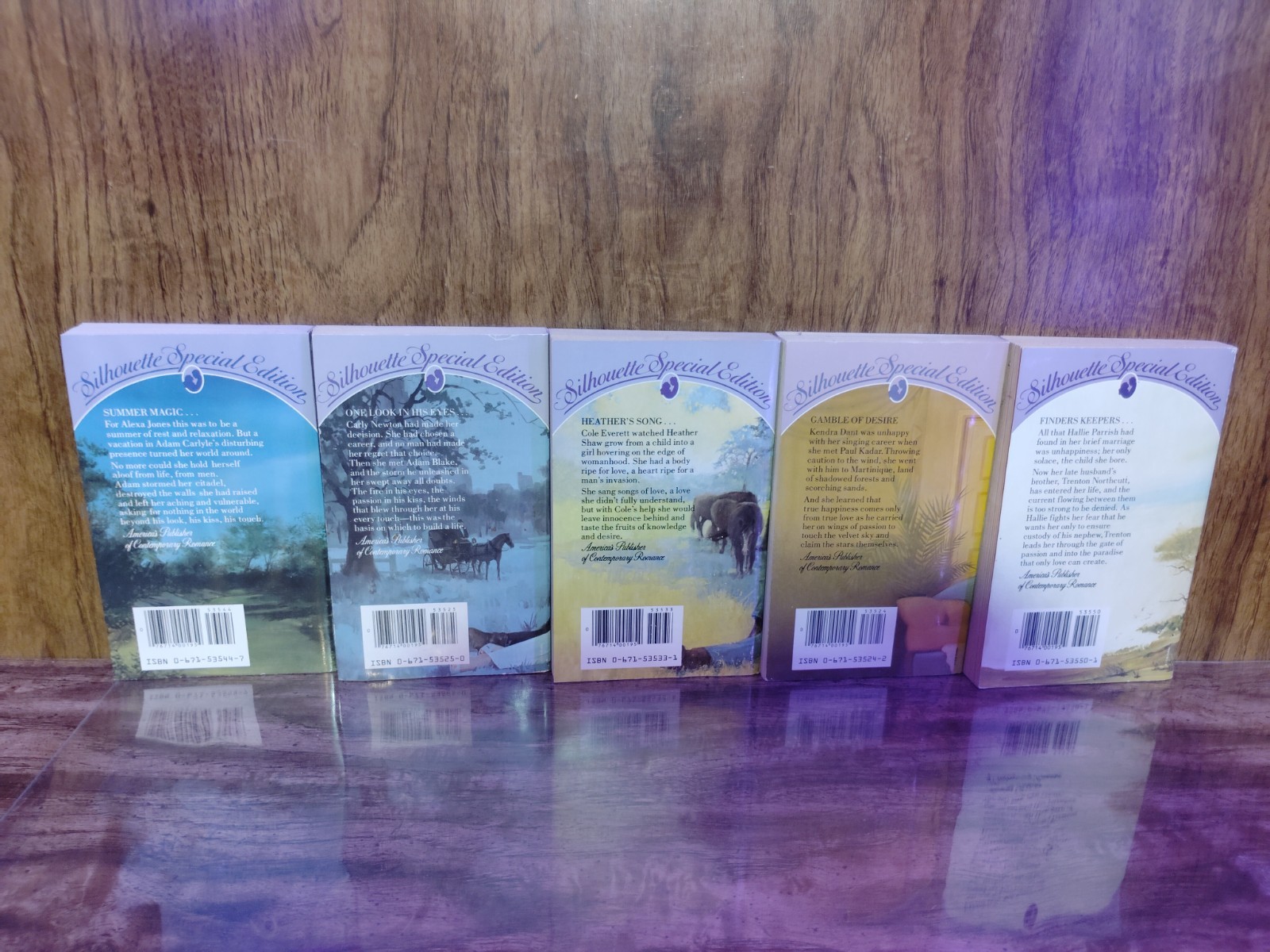 Silhouette Special Edition Lot 5 Vintage 1980s Palmer Browning Dixon Hardy Eden