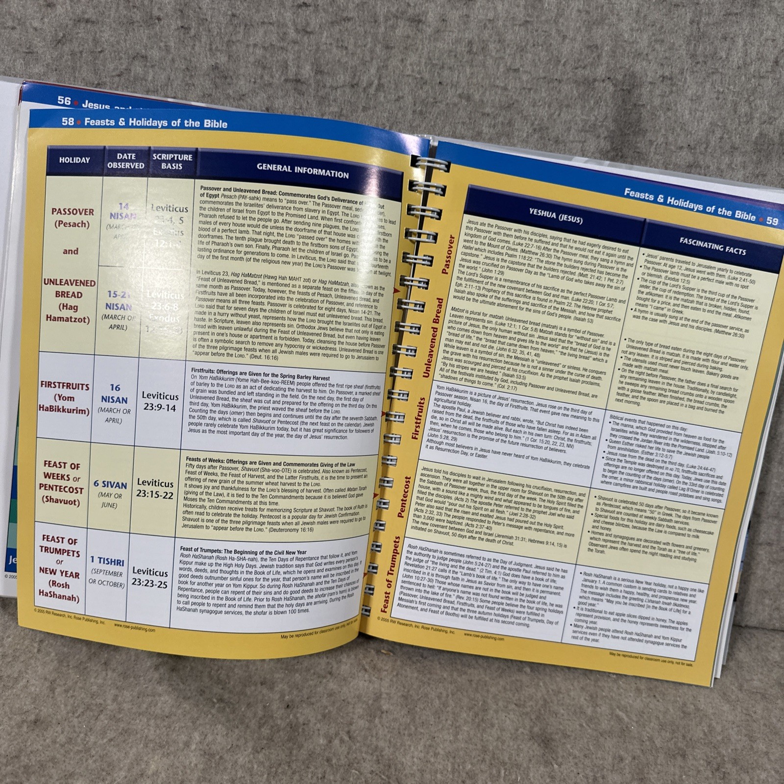 Rose Book of Bible Charts, Maps, and Time Lines – Spiral-bound