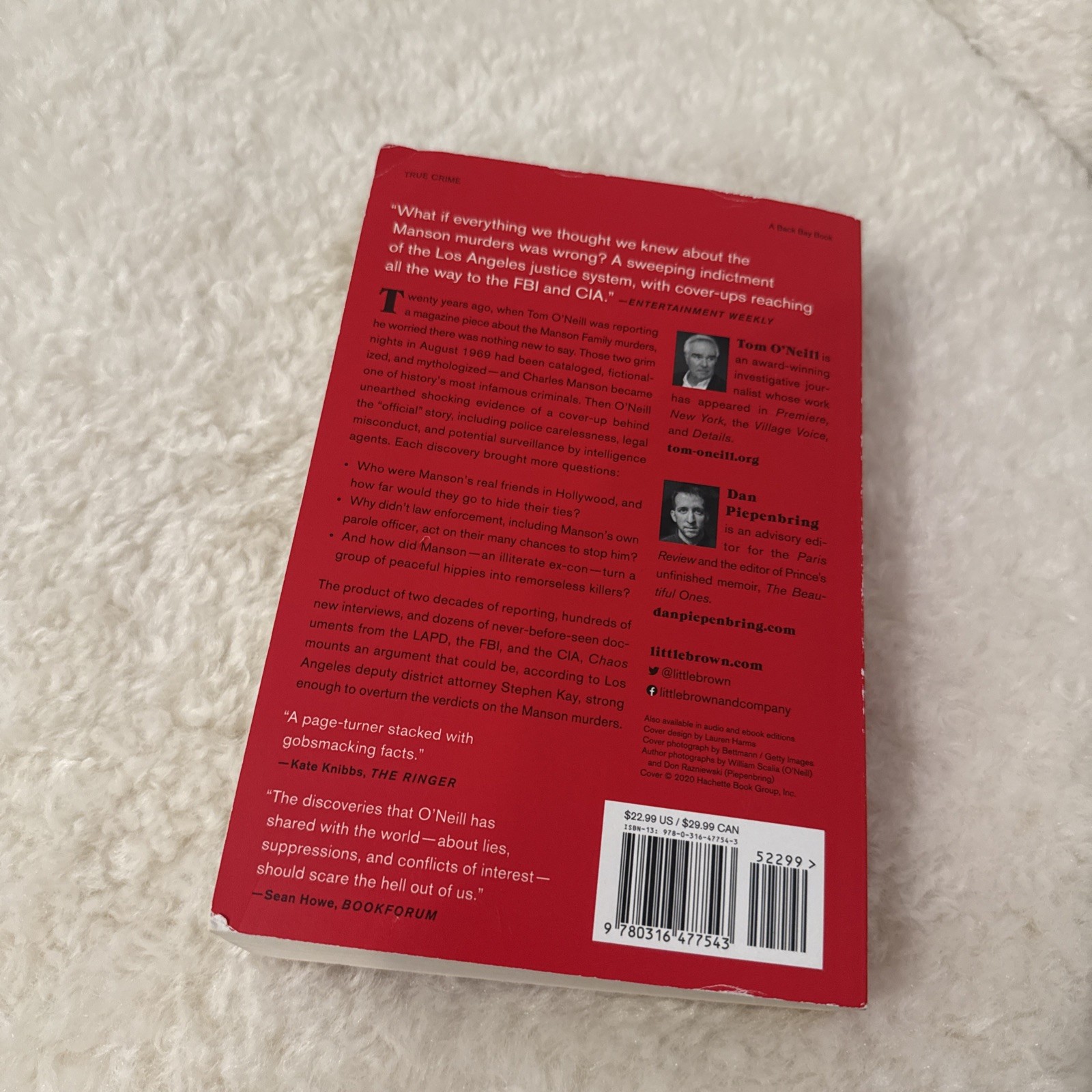 Chaos: Charles Manson, the CIA, & Secret History of the Sixties/O’Neill (2019)
