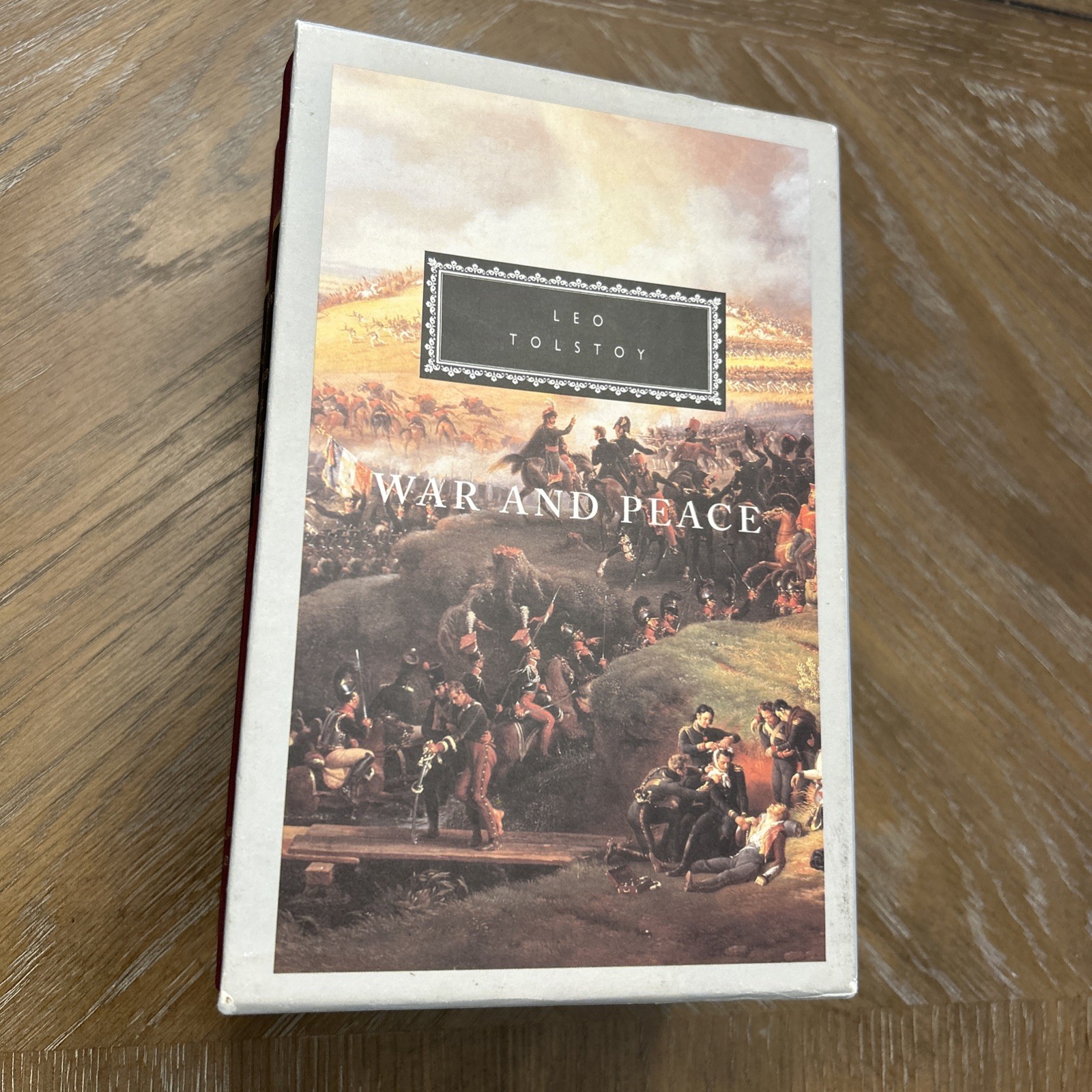 War And Peace 3 Volume Box Set Everyman’s Library Leo Tolstoy HC Germany 1992