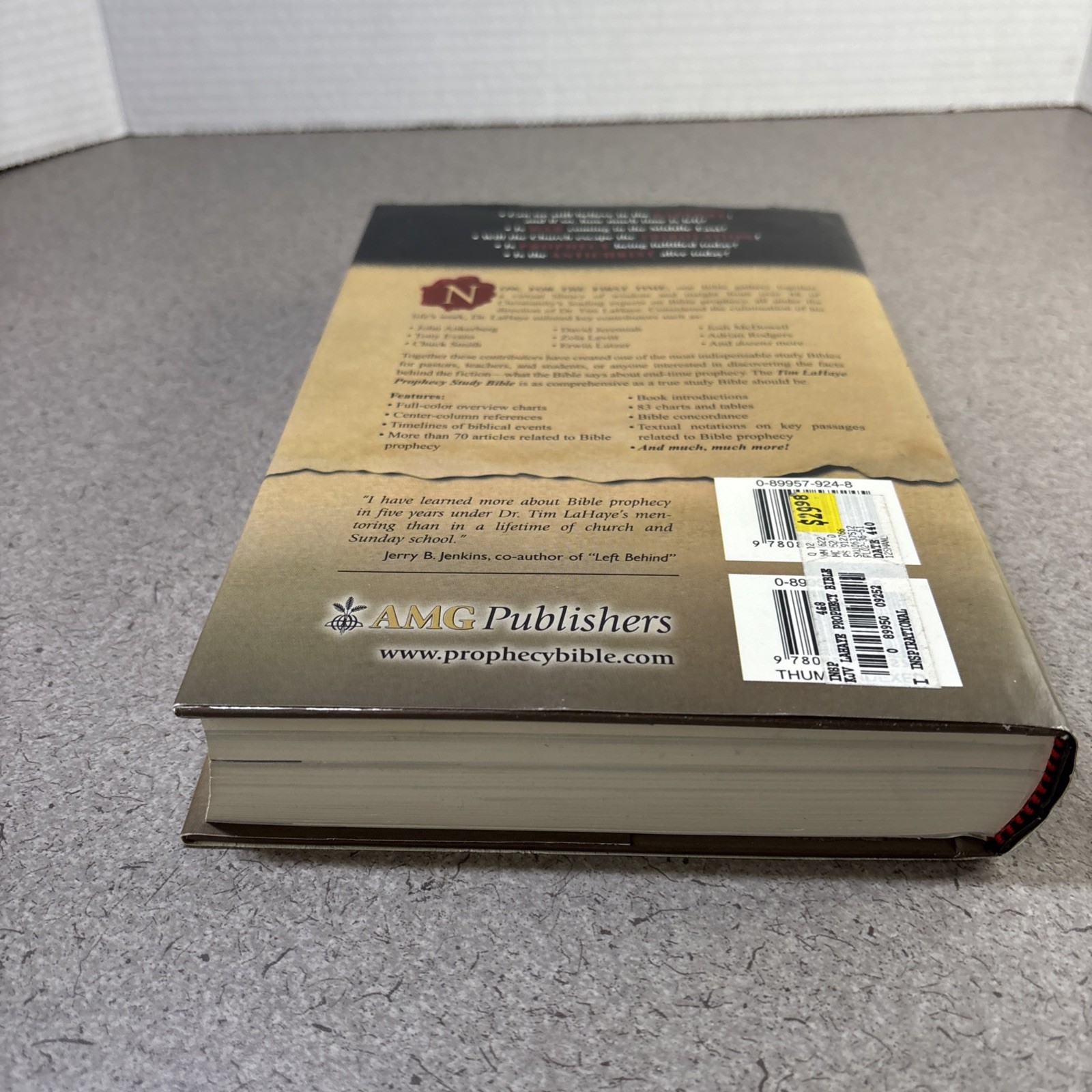 Prophecy Study Bible: King James Version, Hard Cover, Excellent Condition.
