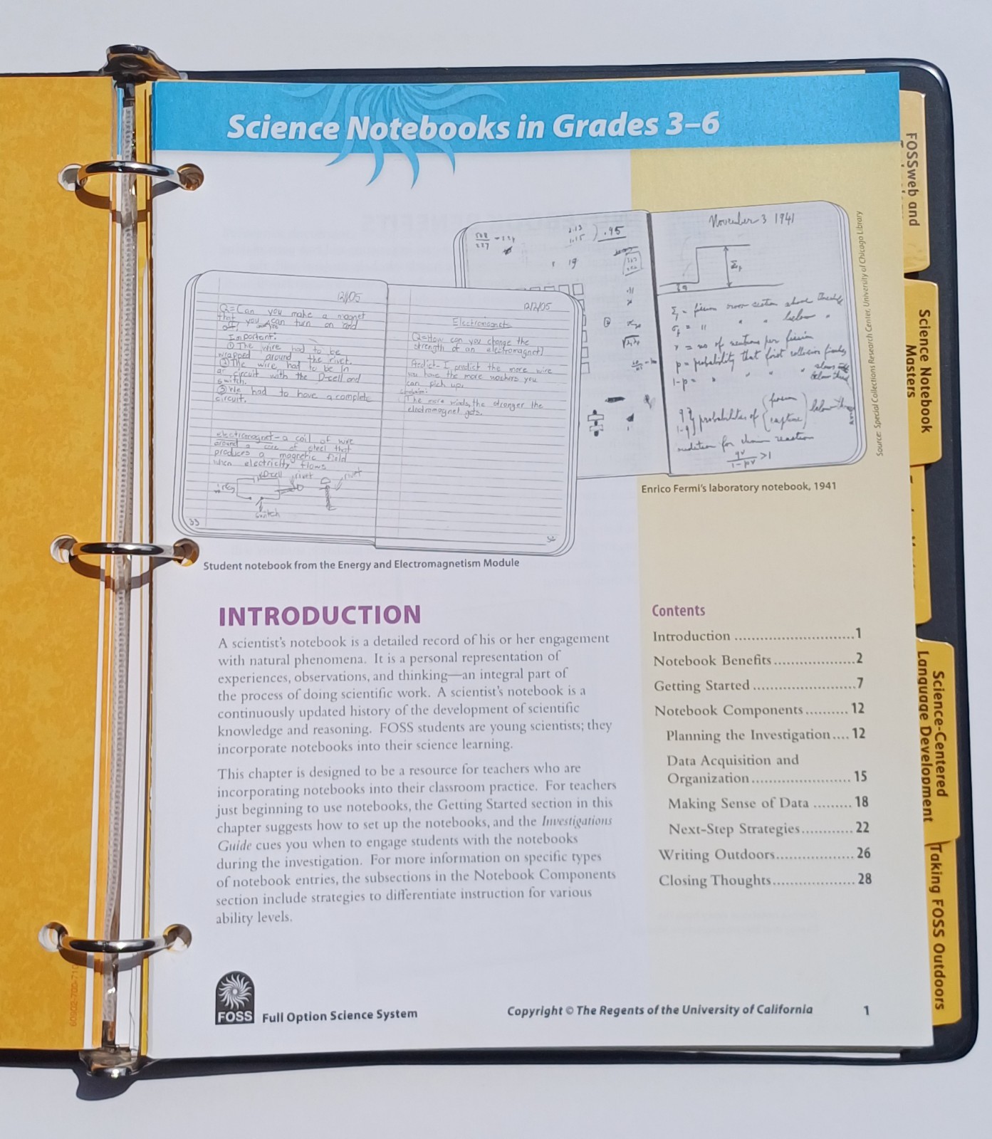 FOSS Energy and Electromagnetism Teacher Resources Guide Science Homeschool
