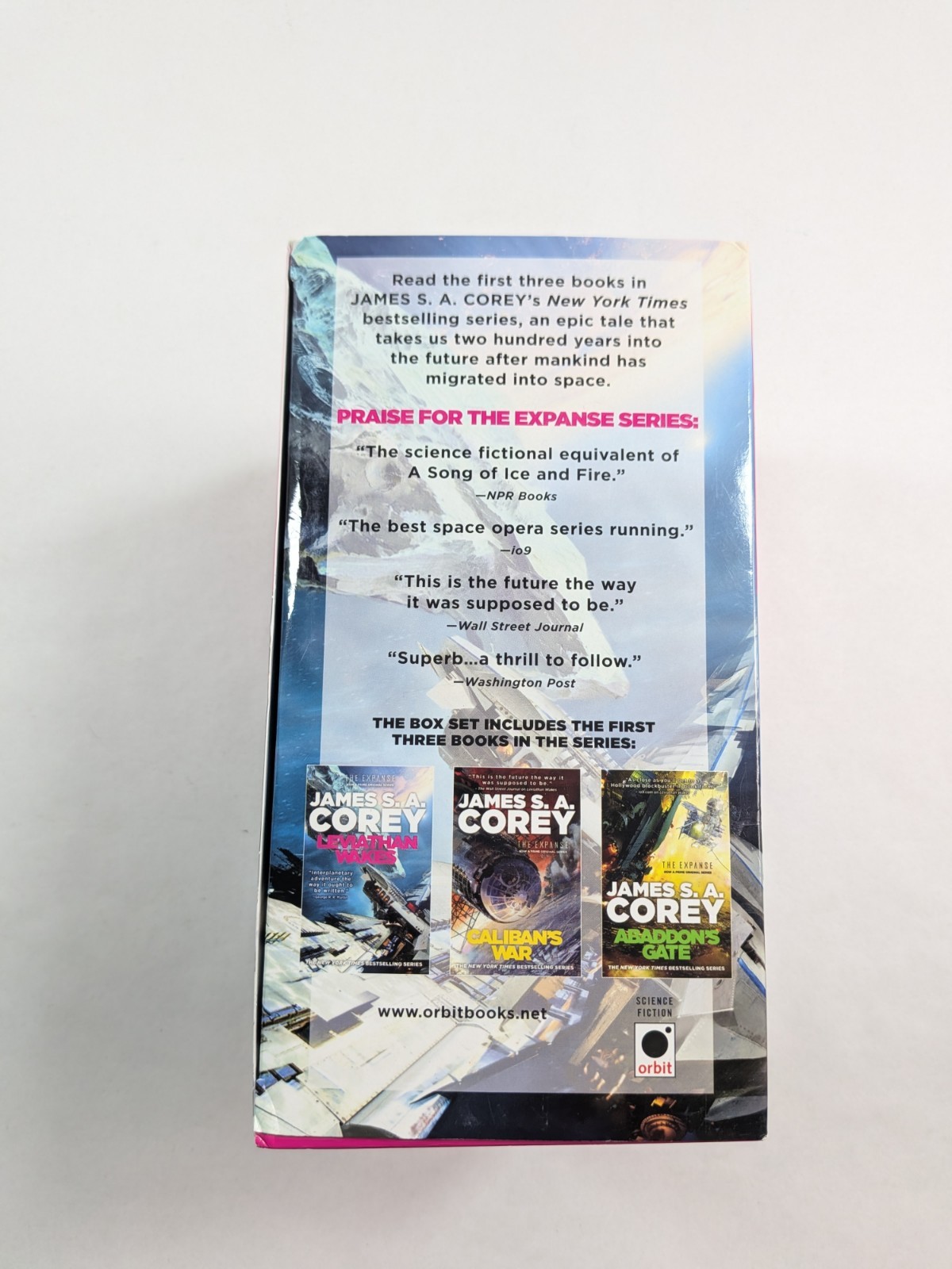 The Expanse Books Box Set 1-3 by James S. A. Corey Paperback 2023 Orbit Slipcase