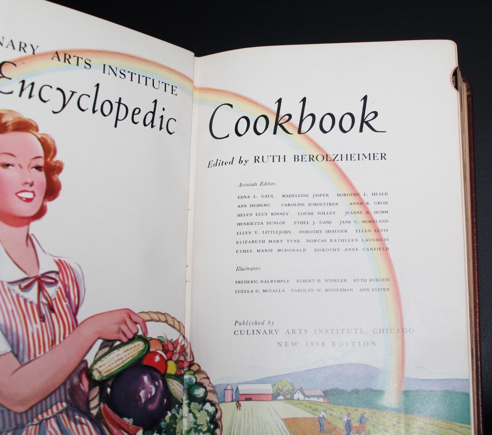 The Culinary Arts Institute Encyclopedic of Cookbook 1958 AMSCO Antique