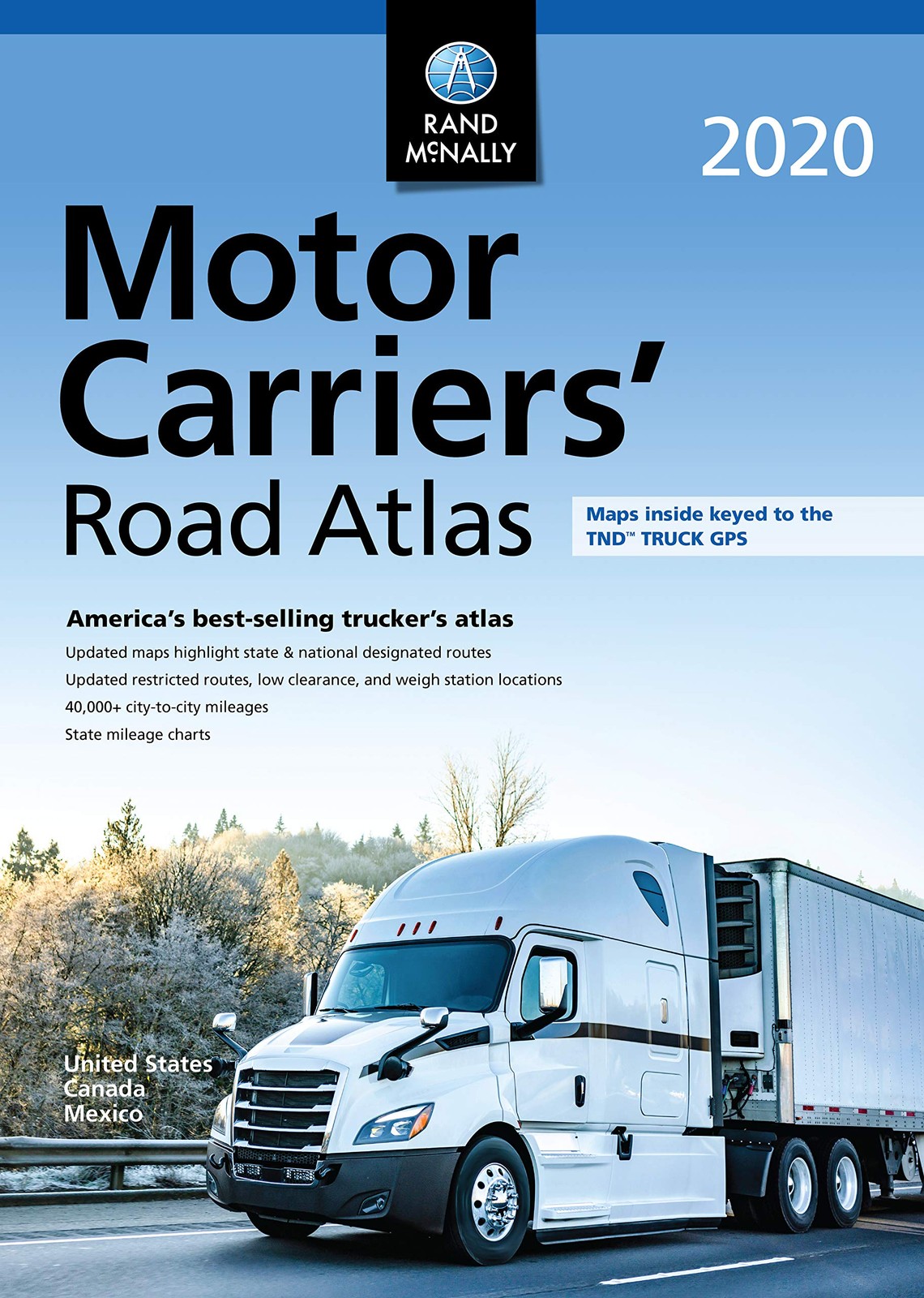 Rand McNally 2020 Motor Carriers‘ Road Atlas United States Canada Mexico