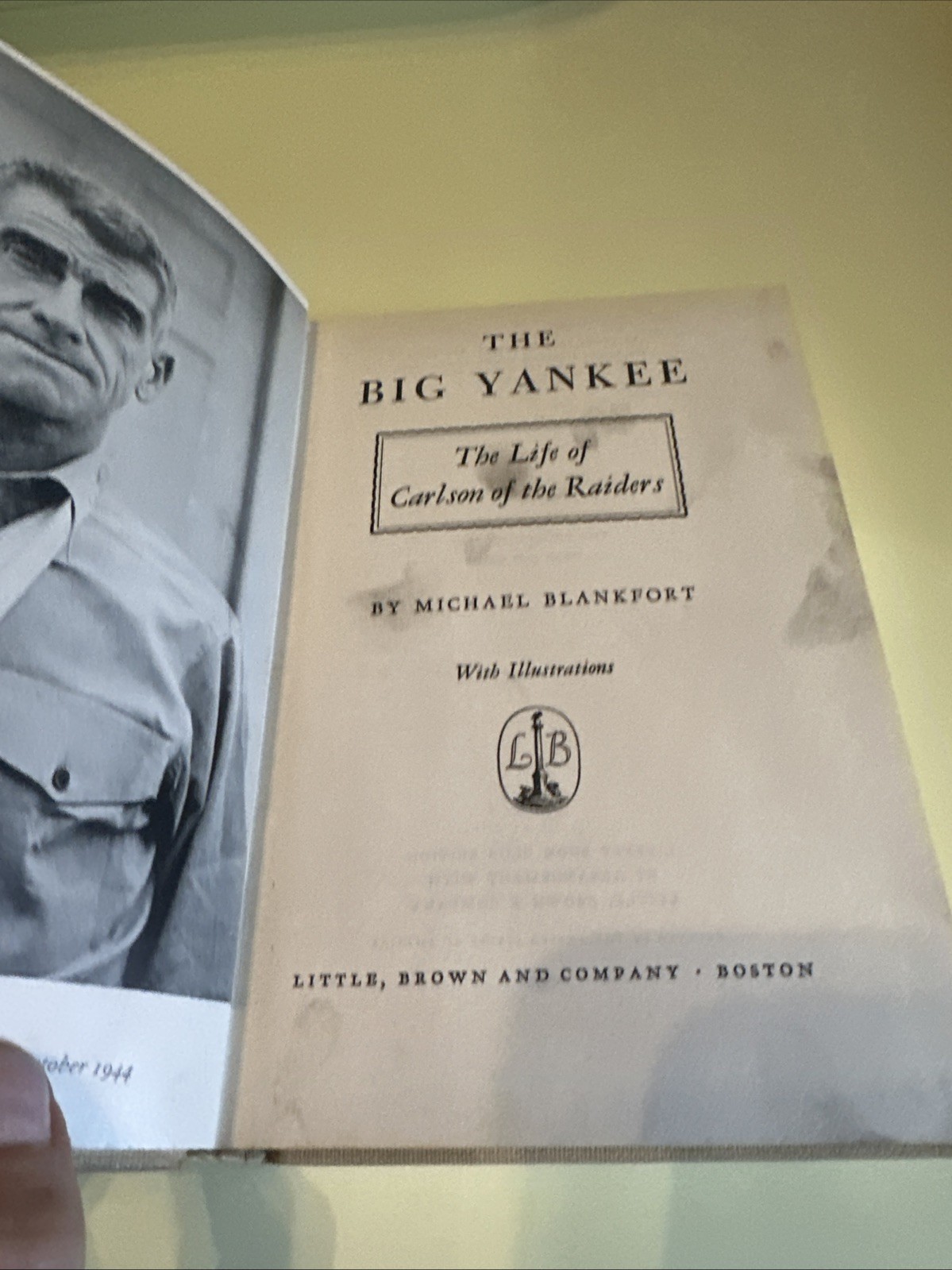 1947 THE BIG YANKEE LIBERTY BOOK BLUB EDITION HC COLLECTIBLE BOOK BS