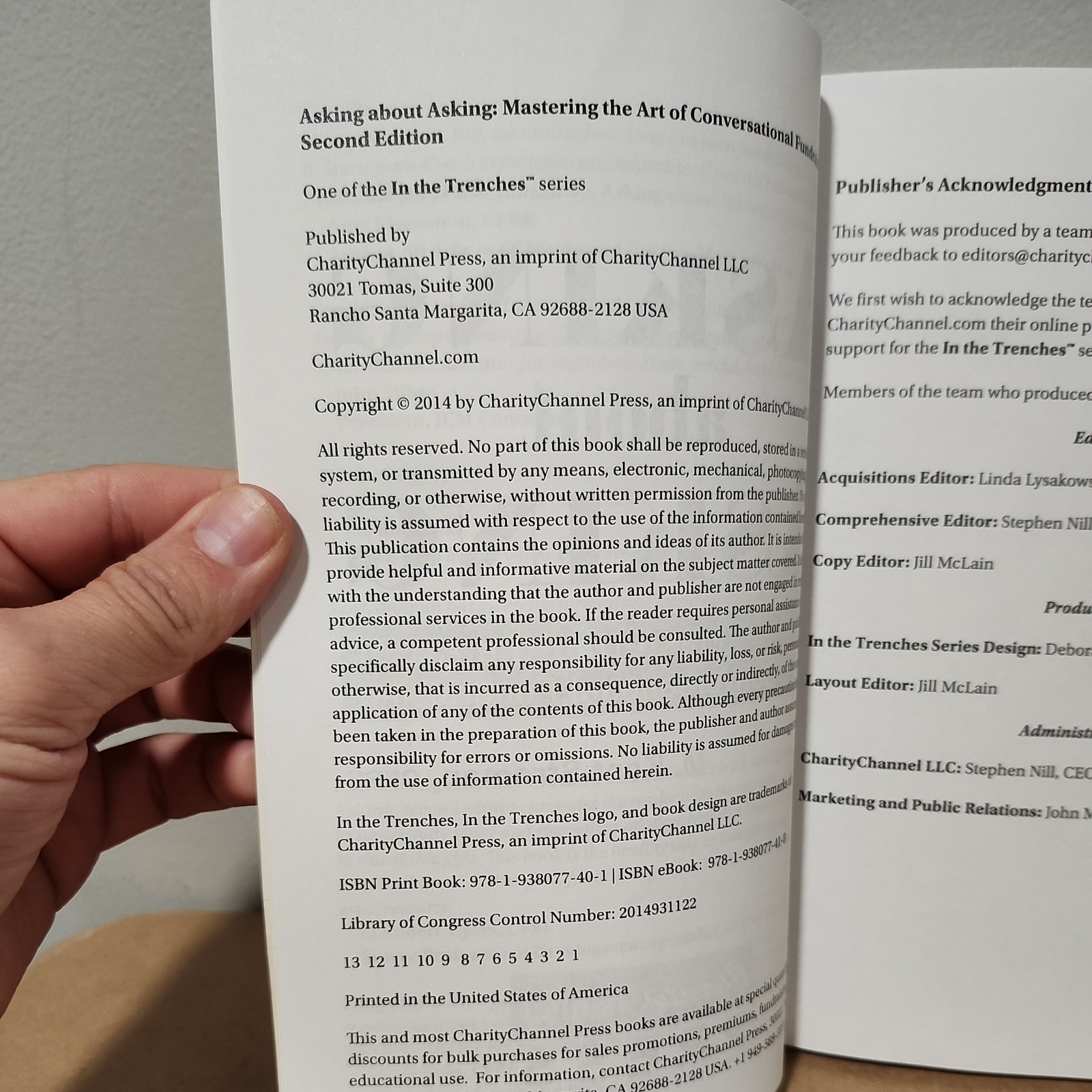 Asking about Asking : Mastering the Art of Conversational Fundraising by M. Kent