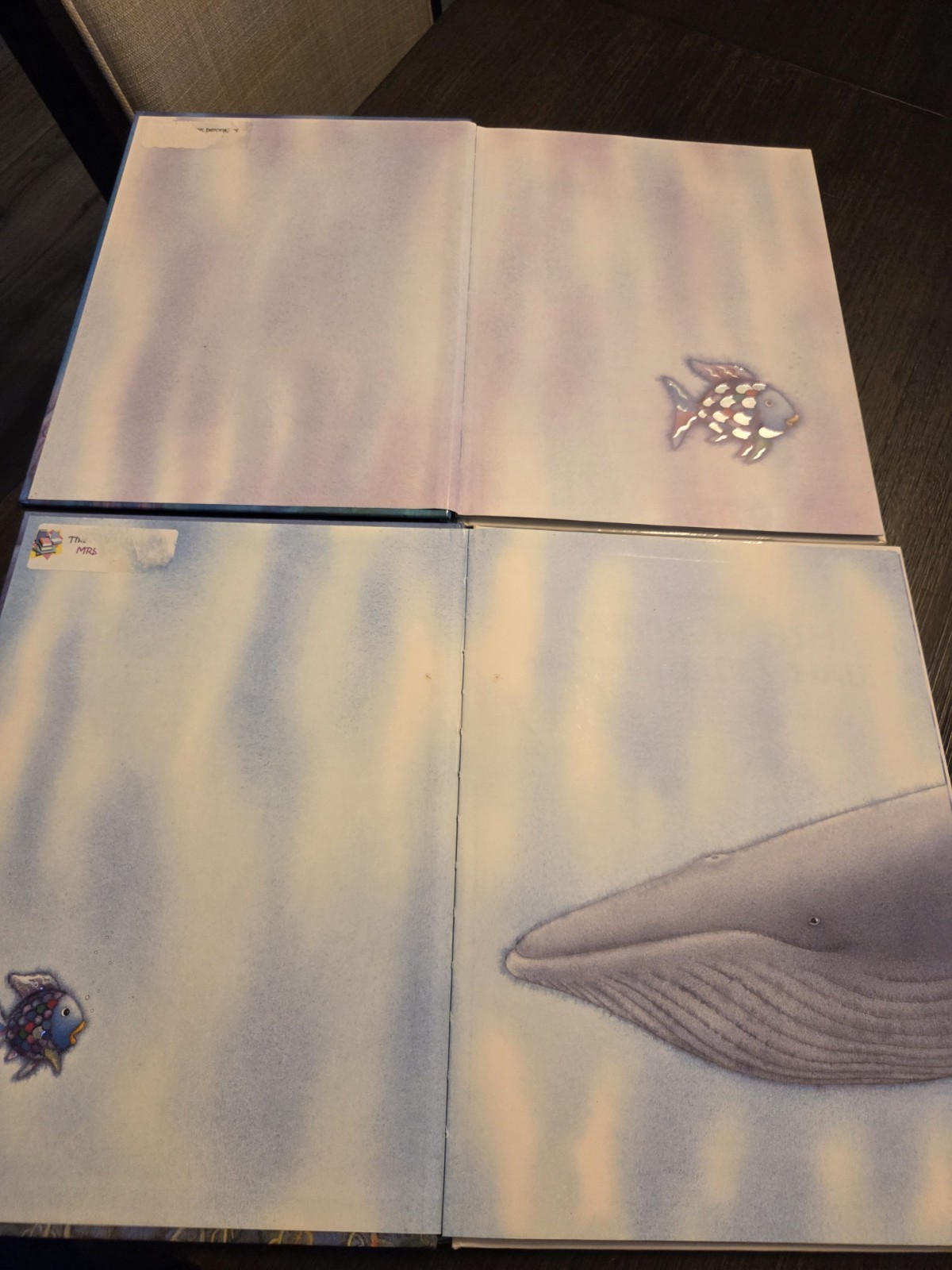 The Rainbow Fish & Rainbow Fish and the Big Blue Whale Books by Marcus Pfister