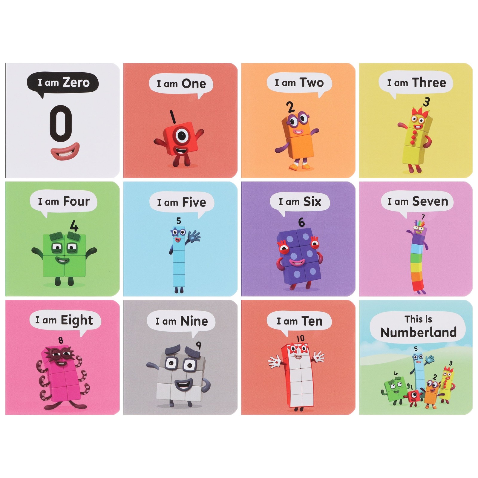 A Case of Numberblocks 12 Mini Books Collection Box Set – Ages 0-5 – Board Book