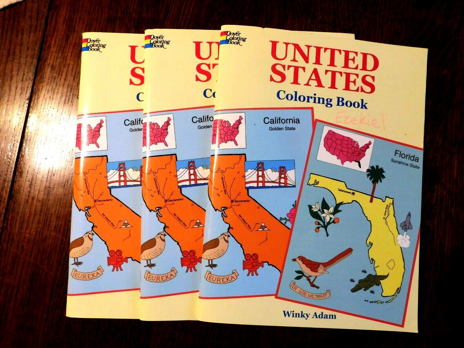 3.Dover History Coloring BooksSer.: United States Coloring Book by Winky Adam…