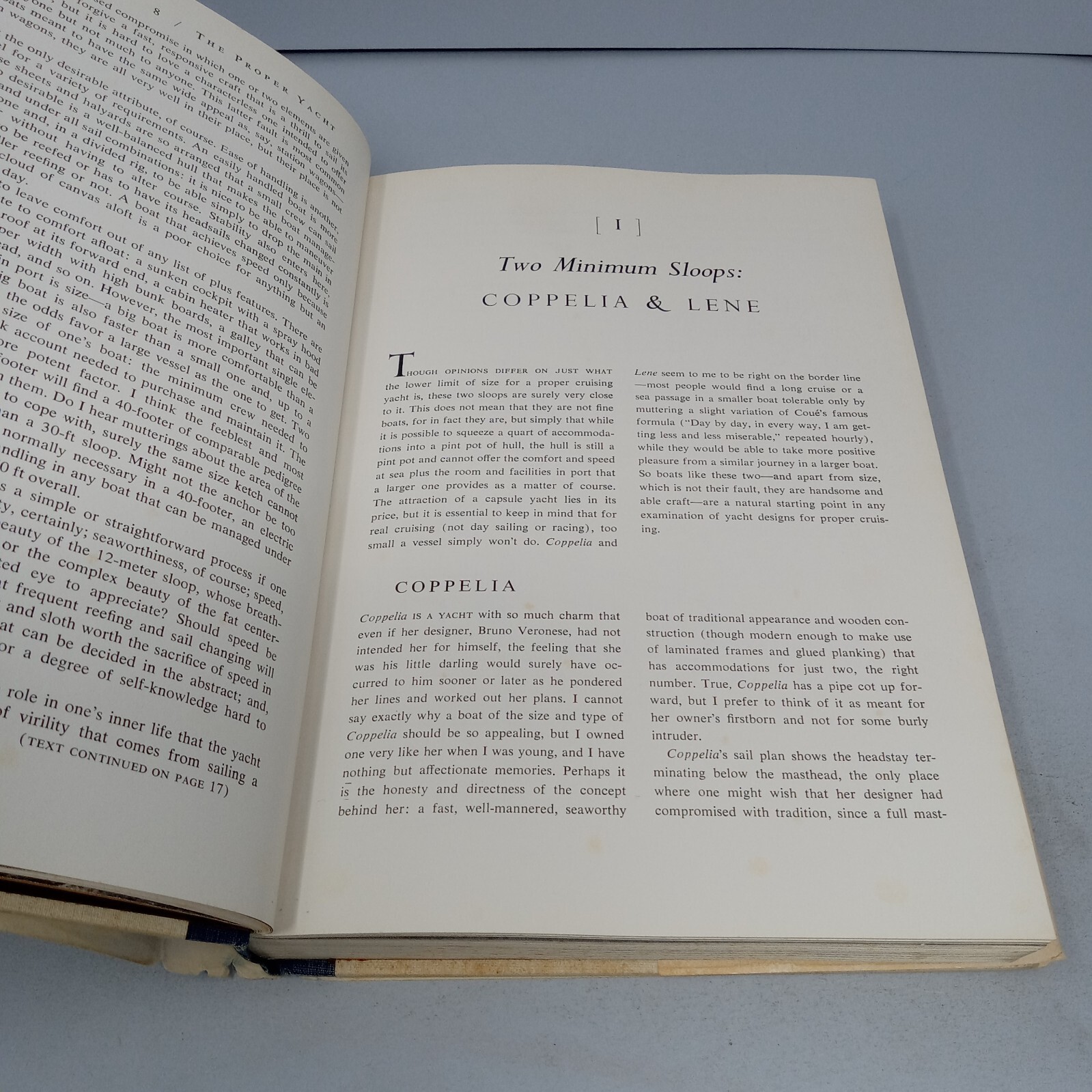 The Proper Yacht: 1970 Macmillan Company Hardcover by Arthur Beiser