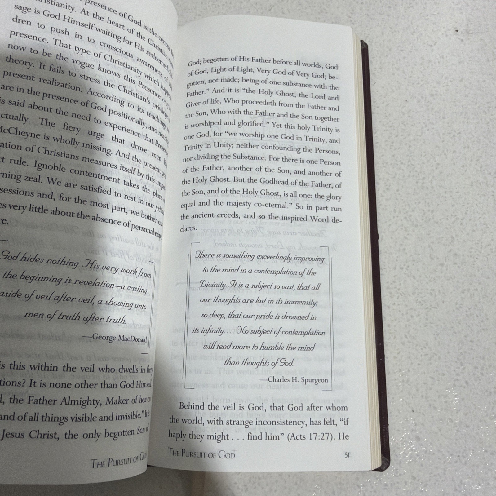 The Pursuit of God & The Pursuit of Man Devotional Readings A.W. Tozer