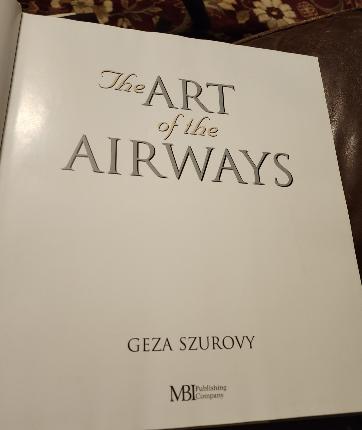 Art of the Airways, by Szurovy, HBDJ, Color Illustrations, Oversized, 2002