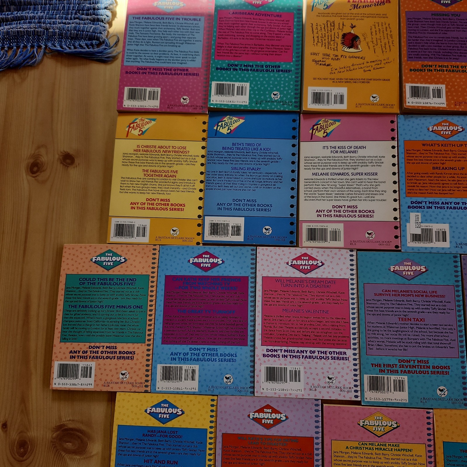 Lot of 26 The Fabulous Five Betsy Haynes Vintage Paperback Books