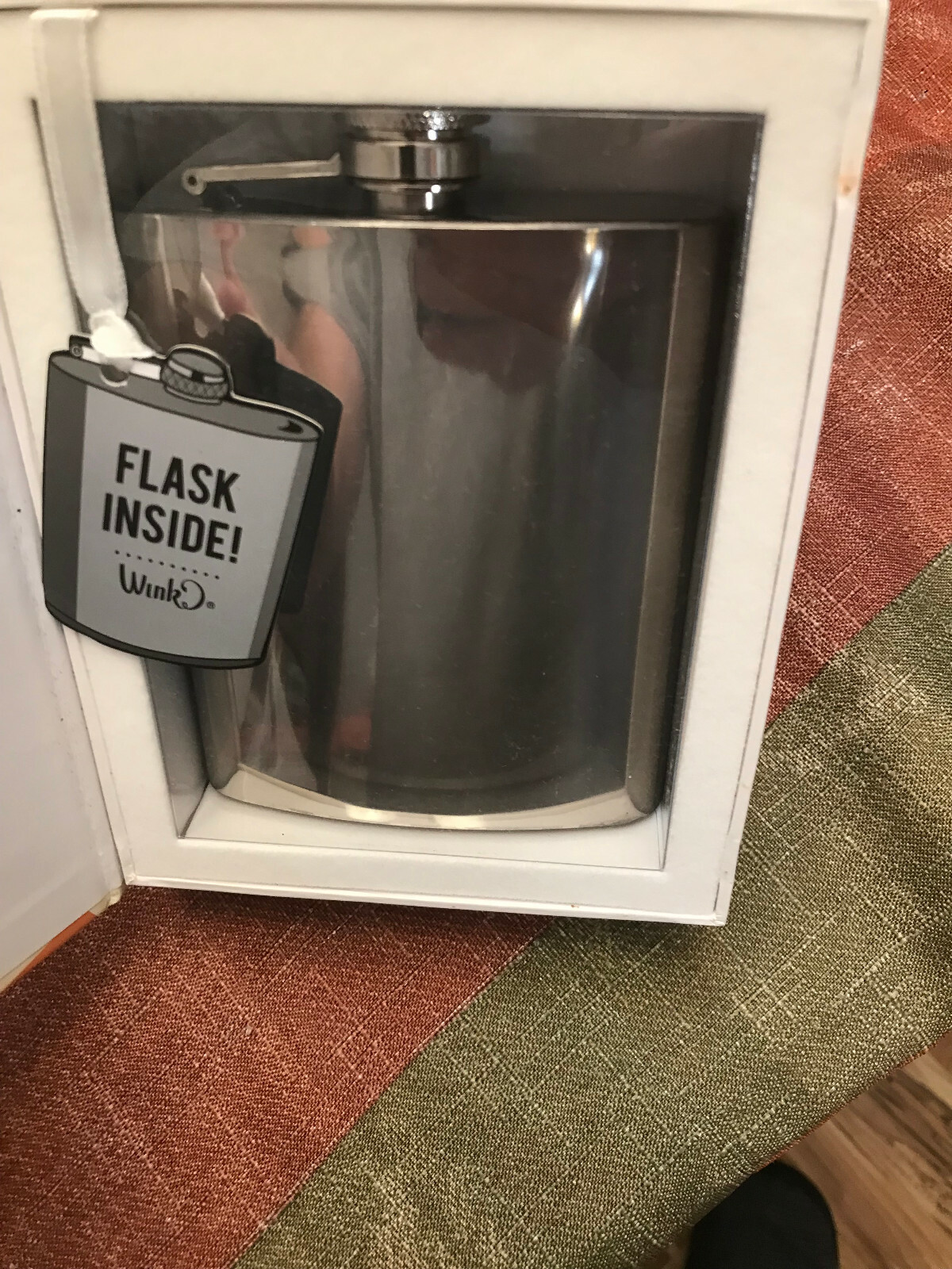 Wink Book Flask „Make the most of Family Time“ 7oz
