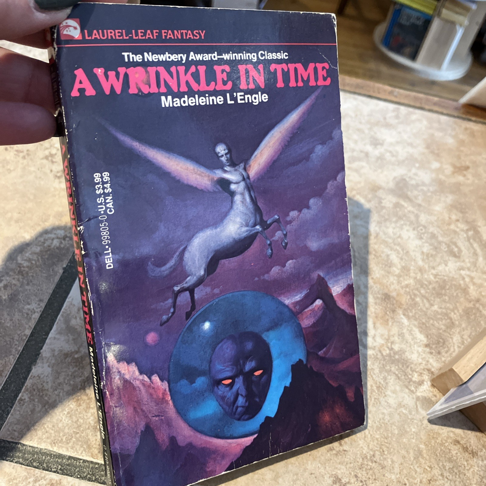 A Wrinkle In Time by Madeleine L’Engle 1976 Dell Laurel Leaf STRANGER THINGS