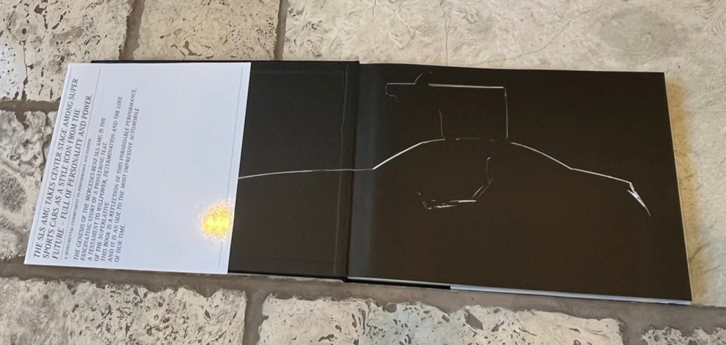 Mercedes-Benz SLS AMG Hardcover Book printed in 2011 Letter and Box Case English