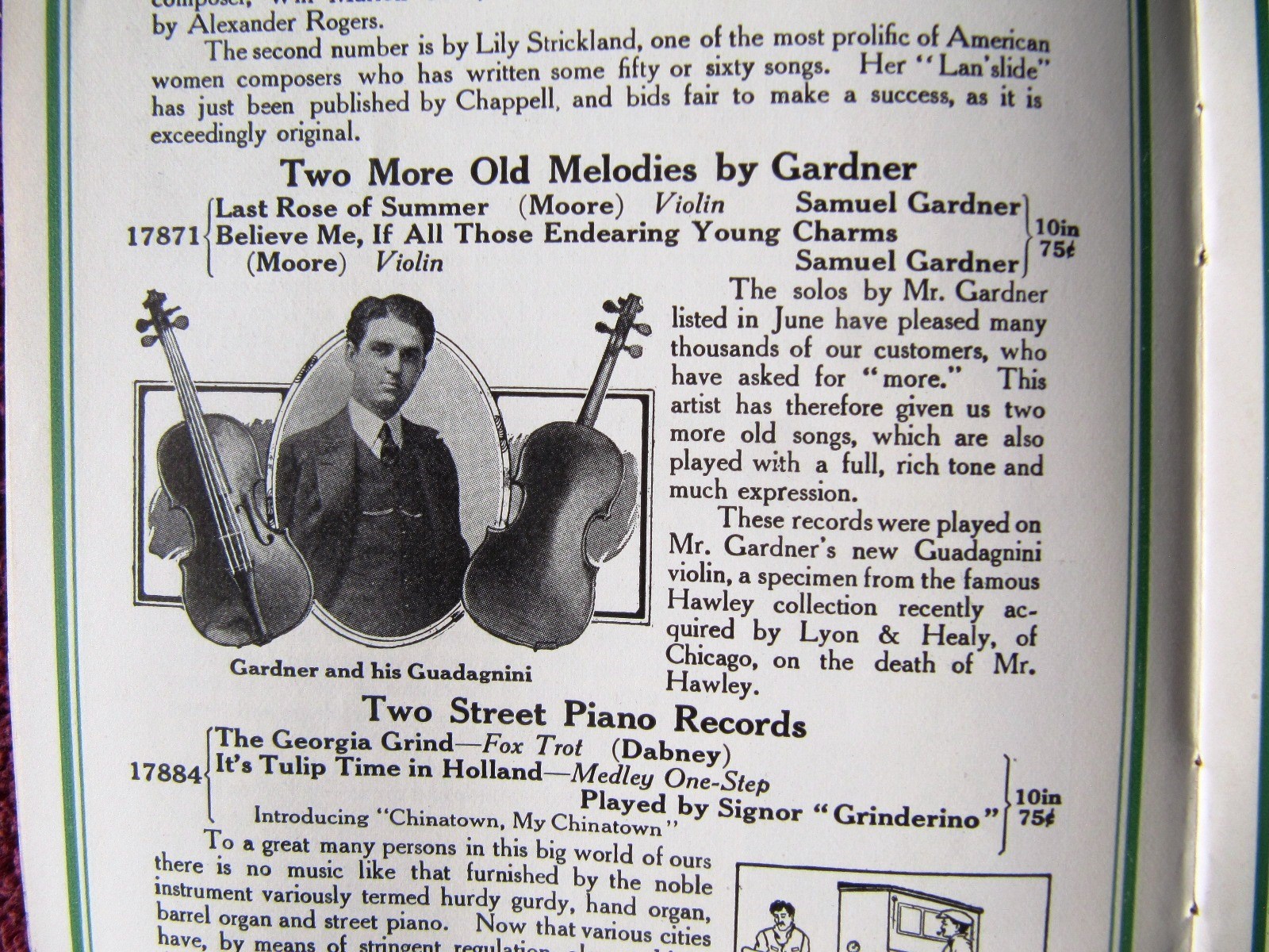 VICTOR BOOK OF THE OPERA Debut New RECORDS DEC 1915 Supplement Victrola CATALOG