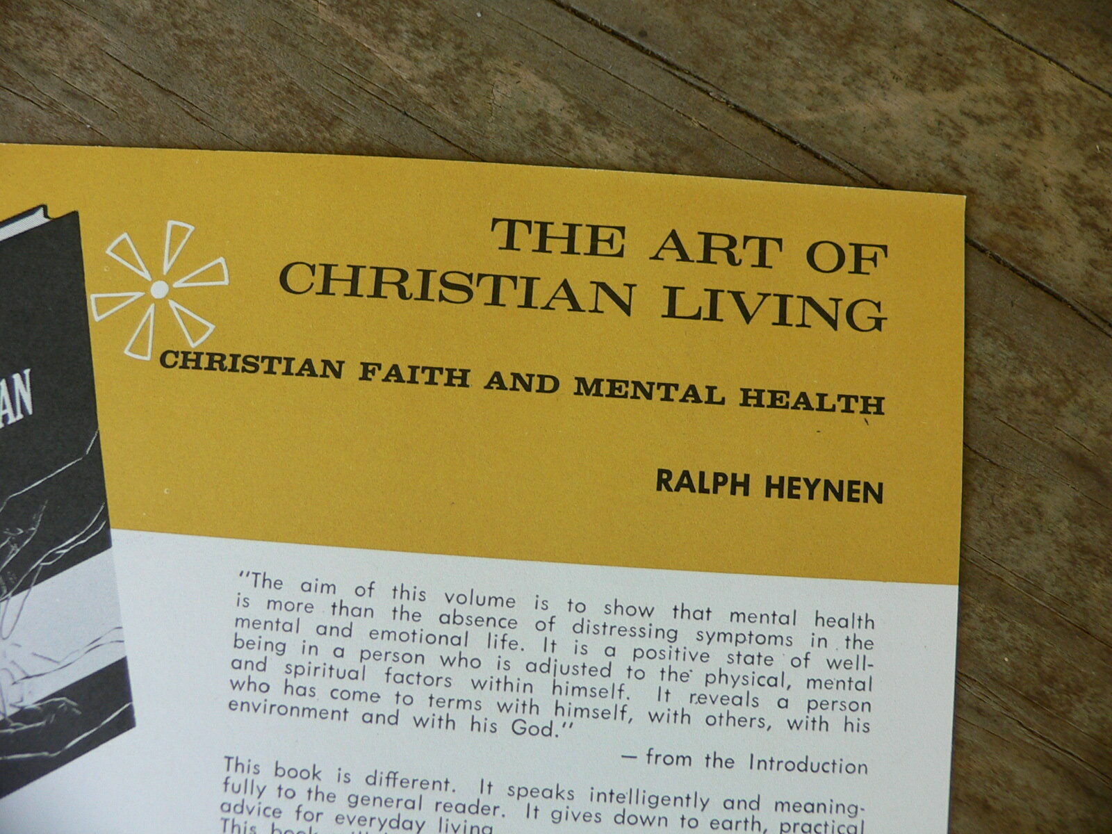 The Art of Christian Living Ralph Heynen Advertisement