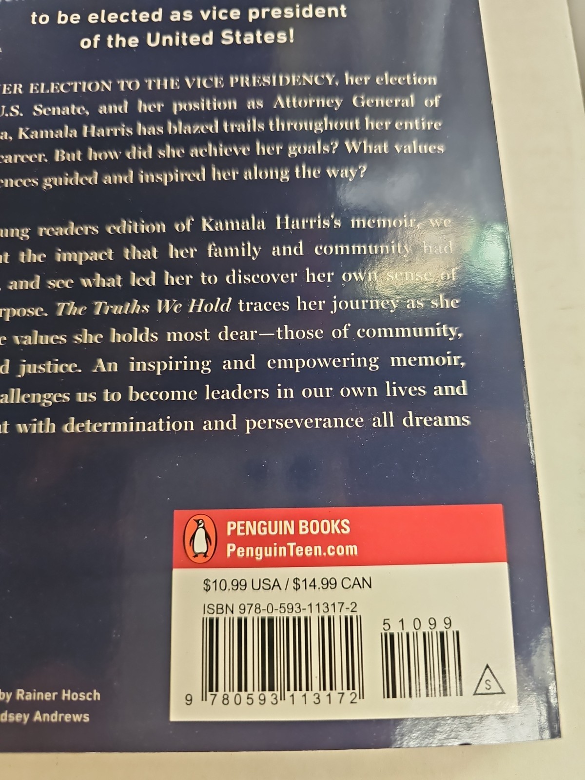 Truths We Hold : An American Journey (Young Readers Edition) Kamala Harris New