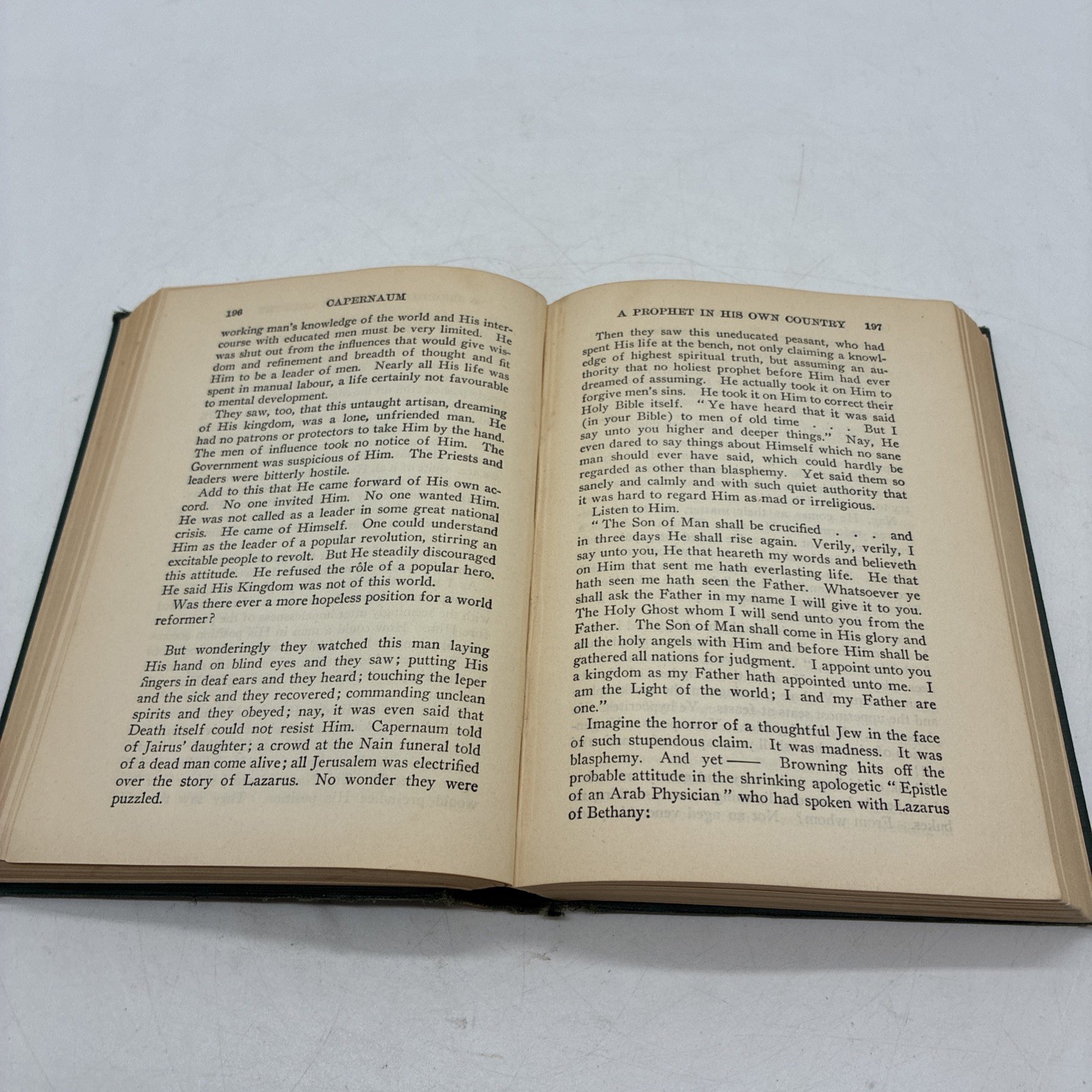 A People’s Life of Christ, By J. Paterson Smyth (HC, Revell) 1920 First Edition