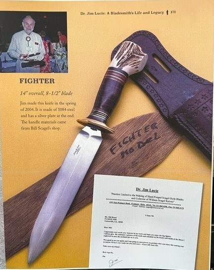 Dr. Jim Lucie: A Bladesmith’s Life & Legacy -New Hardbound Book with 300+ photos