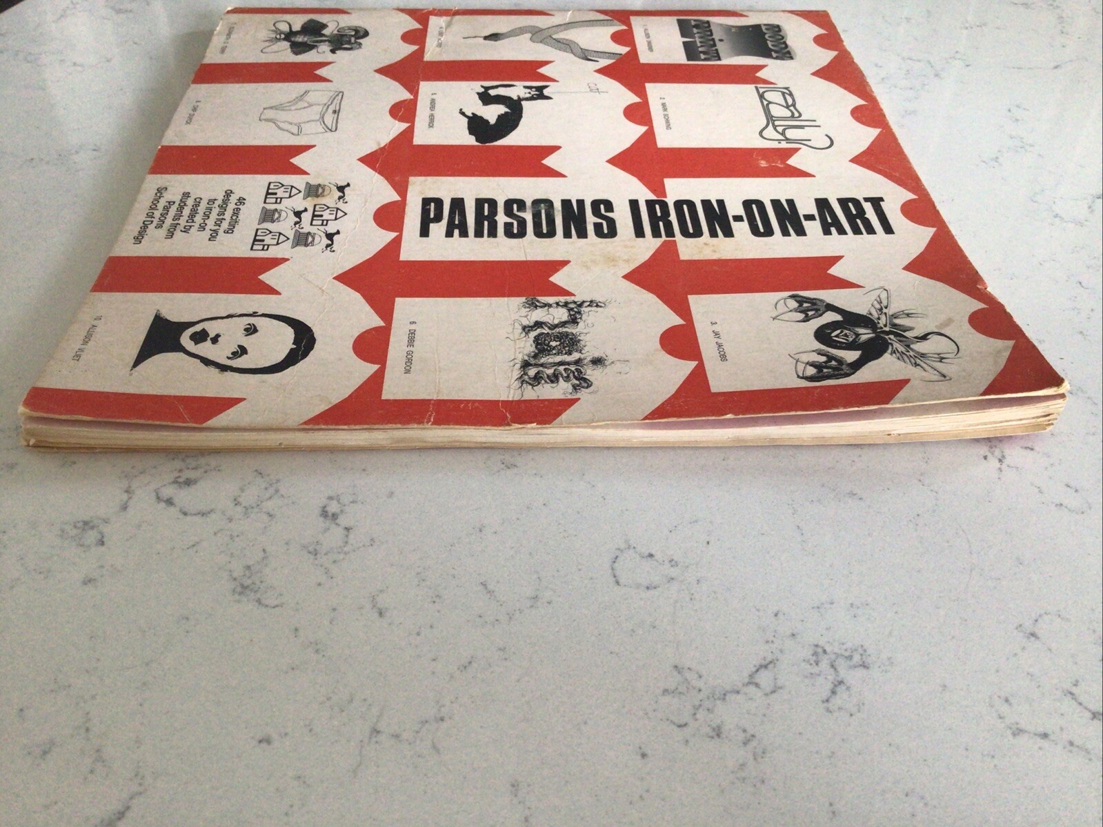 Parsons School Of Design Iron-On-Art 1978 Book 46 T-Shirt Print Transfers READ