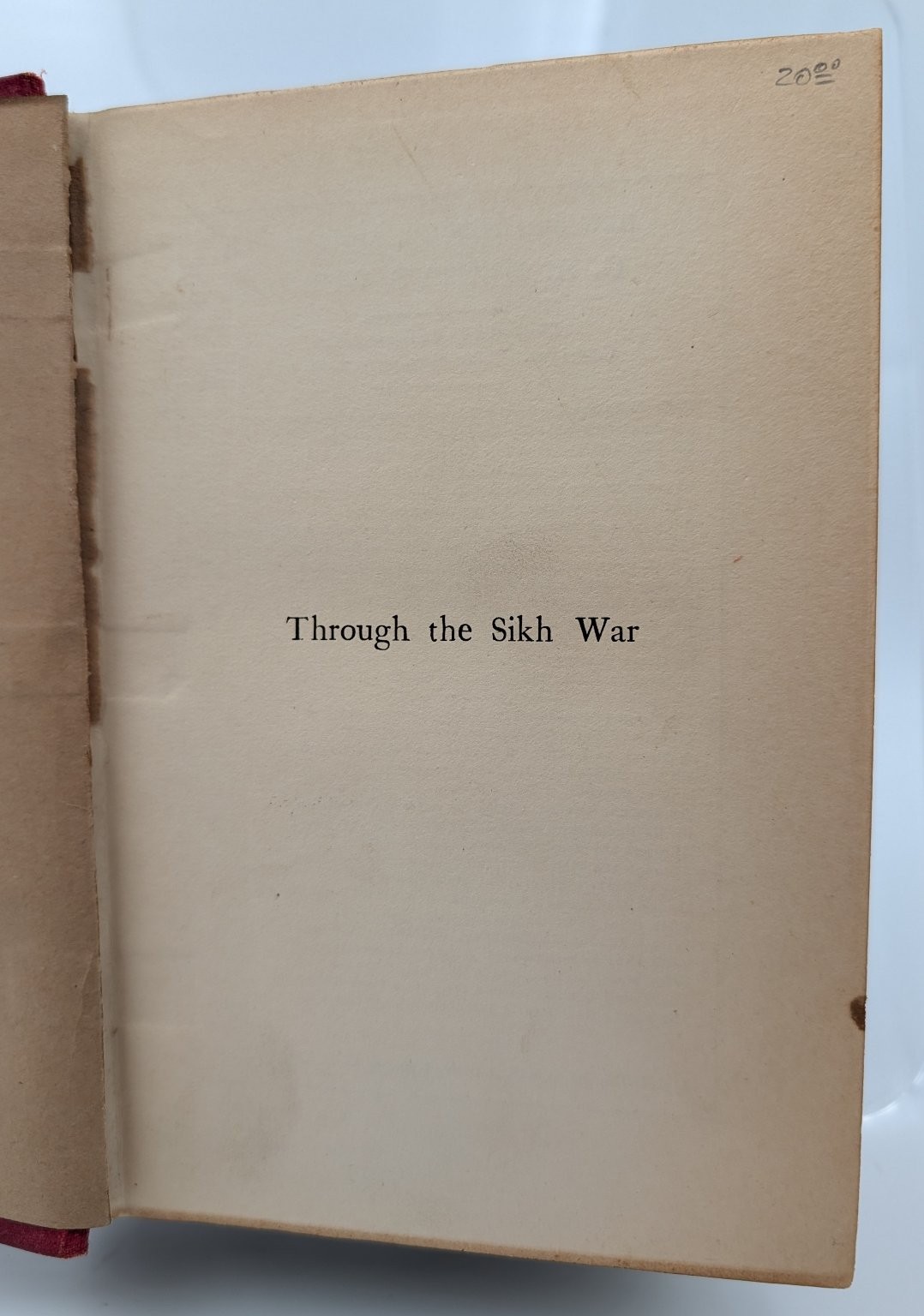 Through the Sikh War G.A. Henty 1912 New Edition Illustrated Hardcover Blackie
