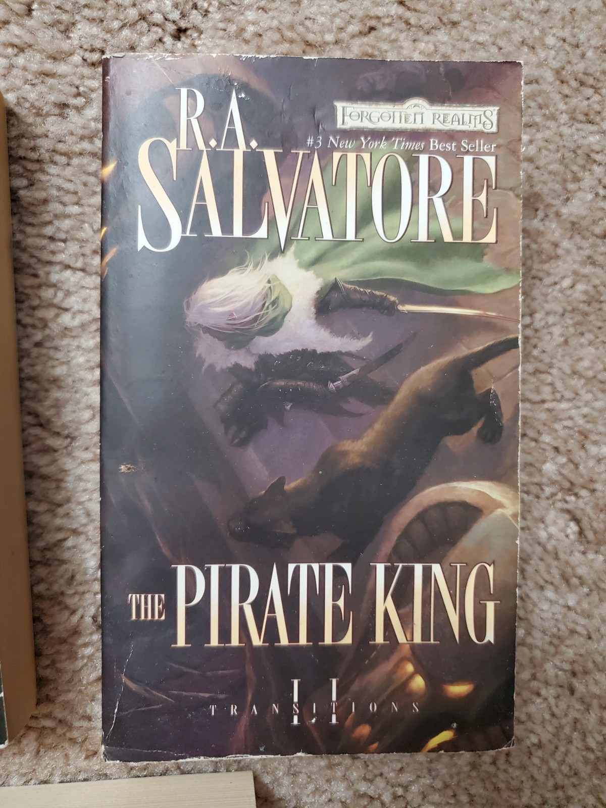 Forgotten Realms Transitions Trilogy 1-3 R.A. Salvatore Paperback Book Lot