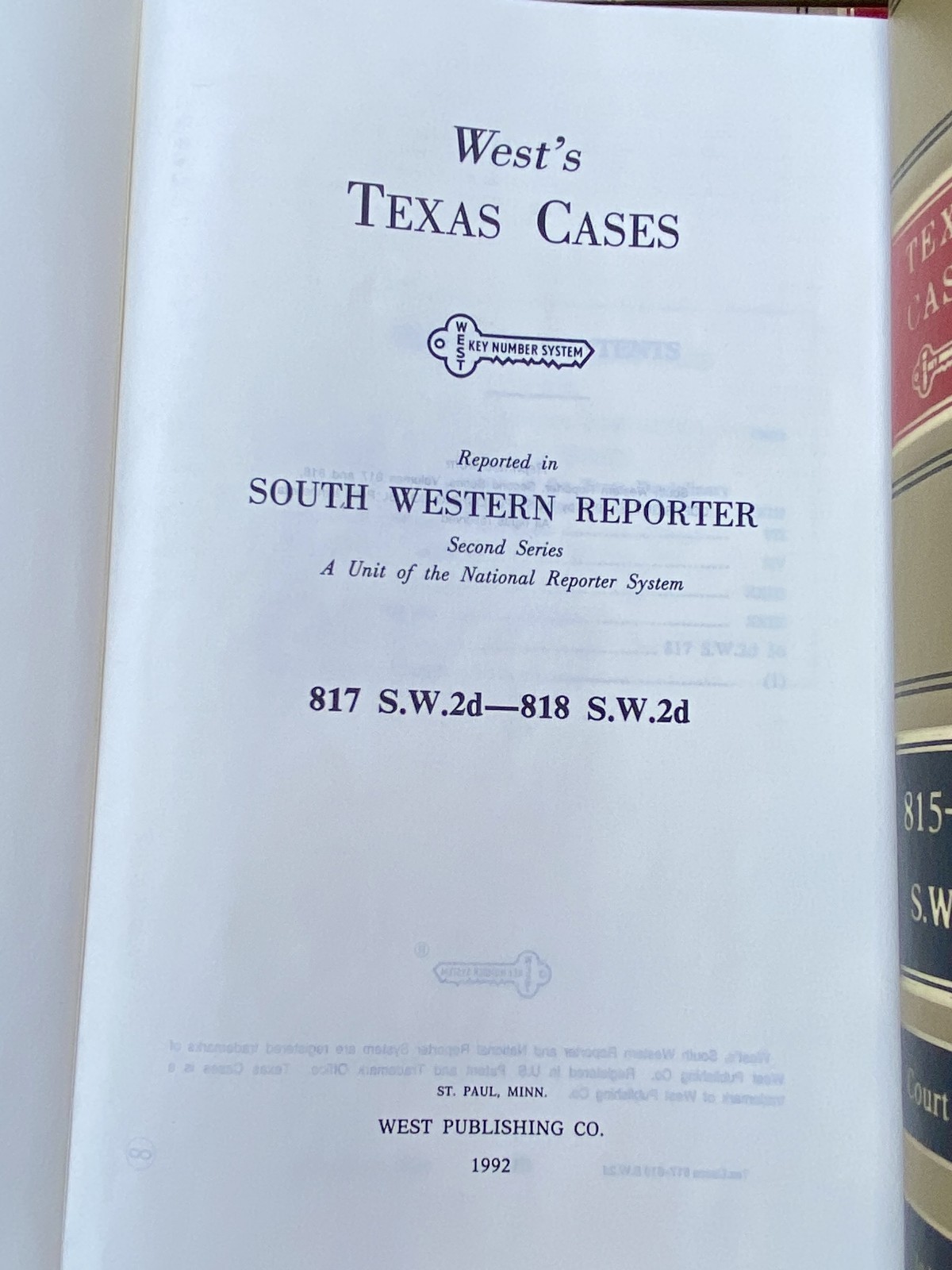 Texas South Western Reporter Law Books -Lot of 12 – Multiple lots FREE SHIPPING
