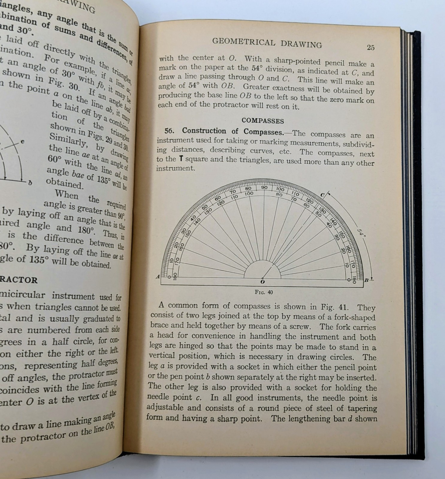 Geometrical Drawing 1935 I.C.S. International Textbook Co Hardcover