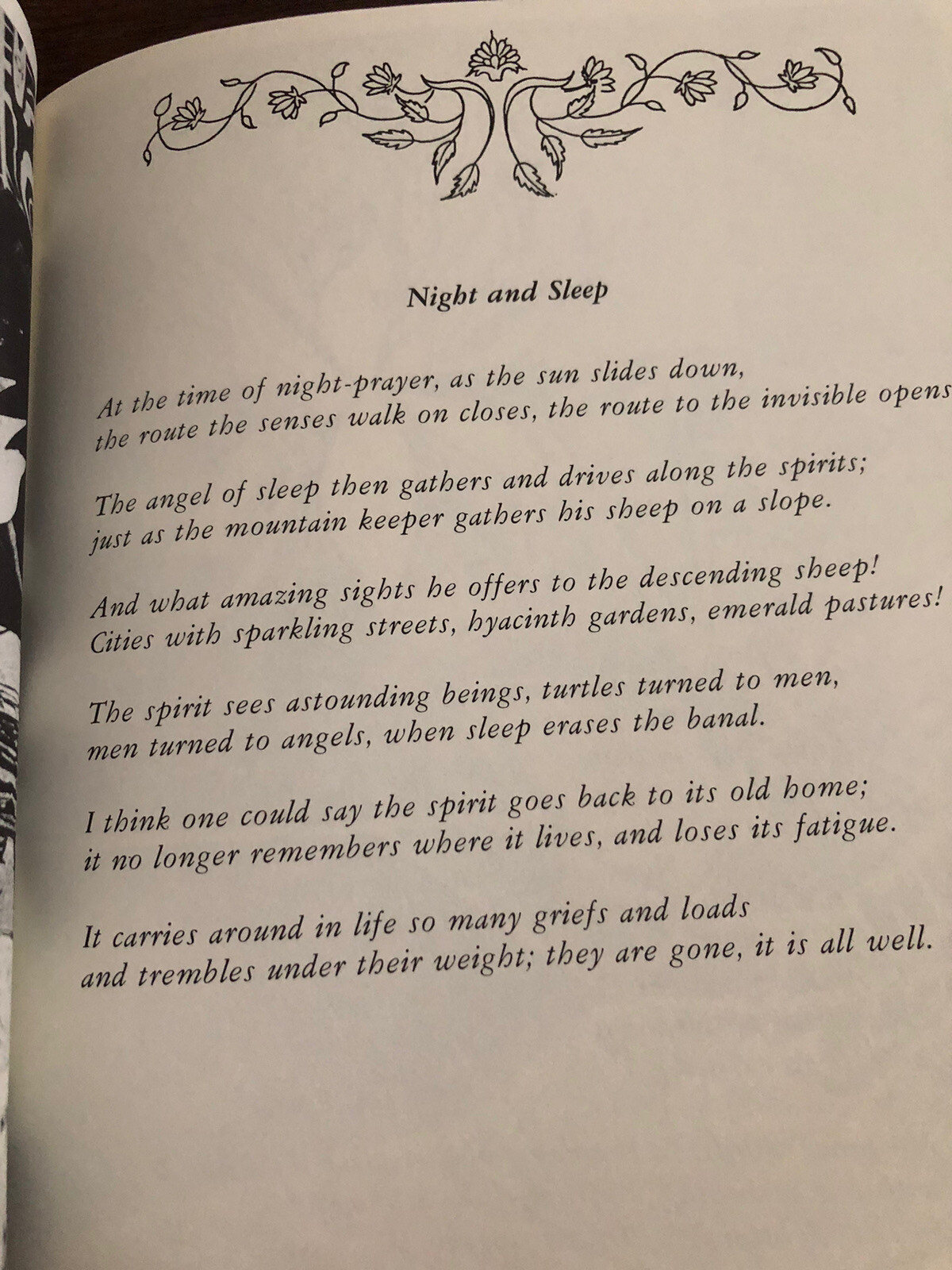 Night and Sleep by Jalal al-Din Rumi Maulana (1980, Trade Paperback)