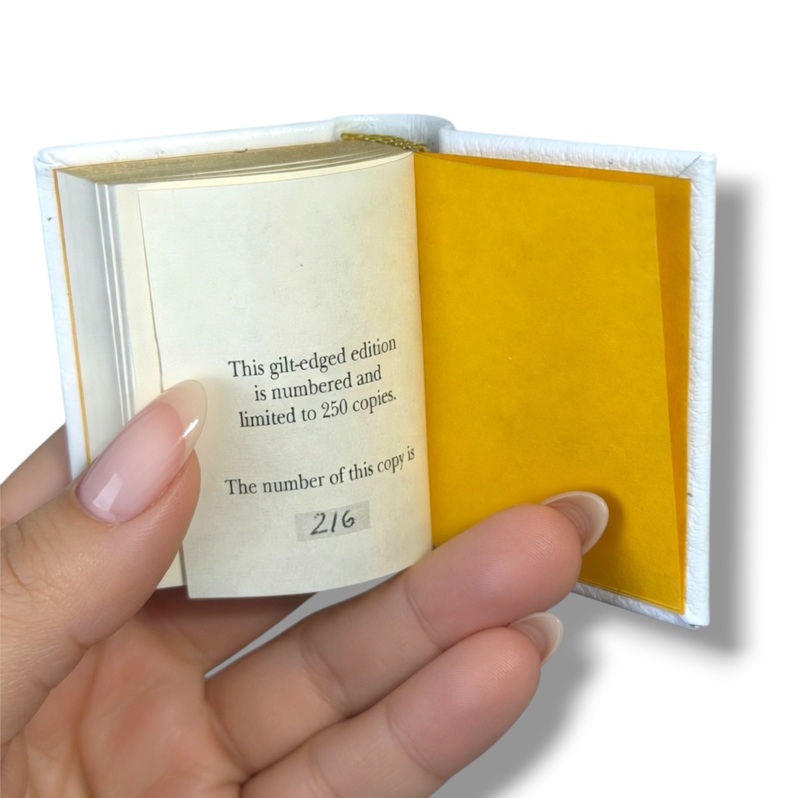 The Little Prince NUMBERED tiny book leather hardcover w/slipcase Germany 264p