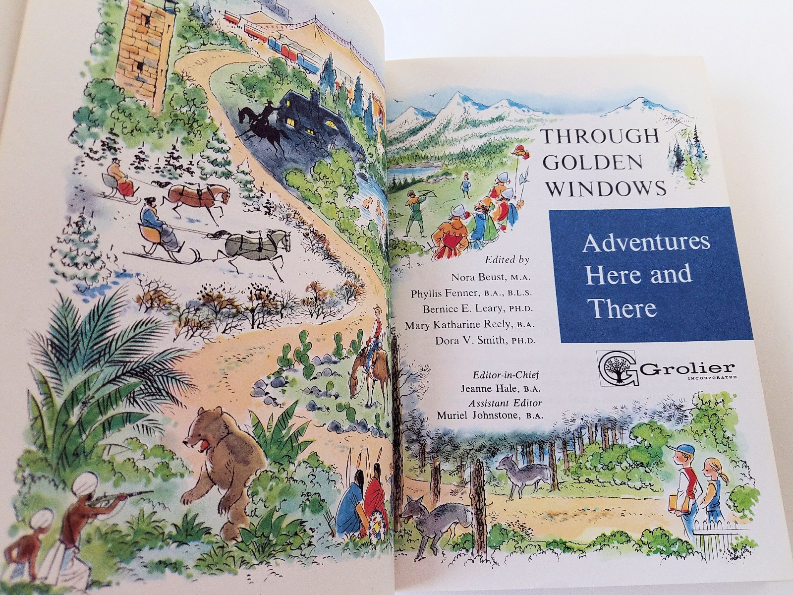 Through Golden Windows Children’s Story Books Complete Set 10 ©1958 1st Edition