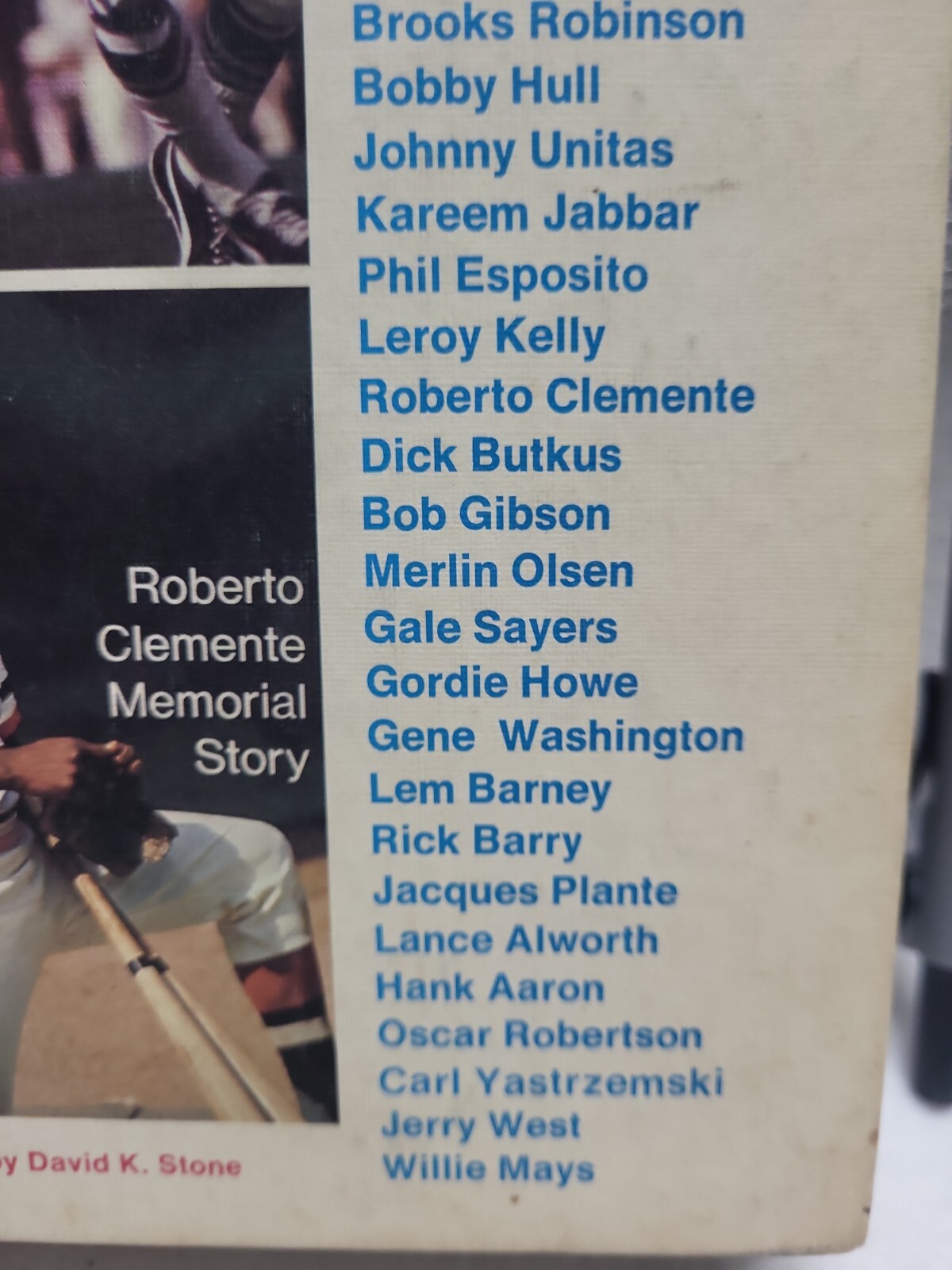 1973 The Champions by Bernard Garfinkel; Sports: Namath Hull Abdul-Jabbar Unitas