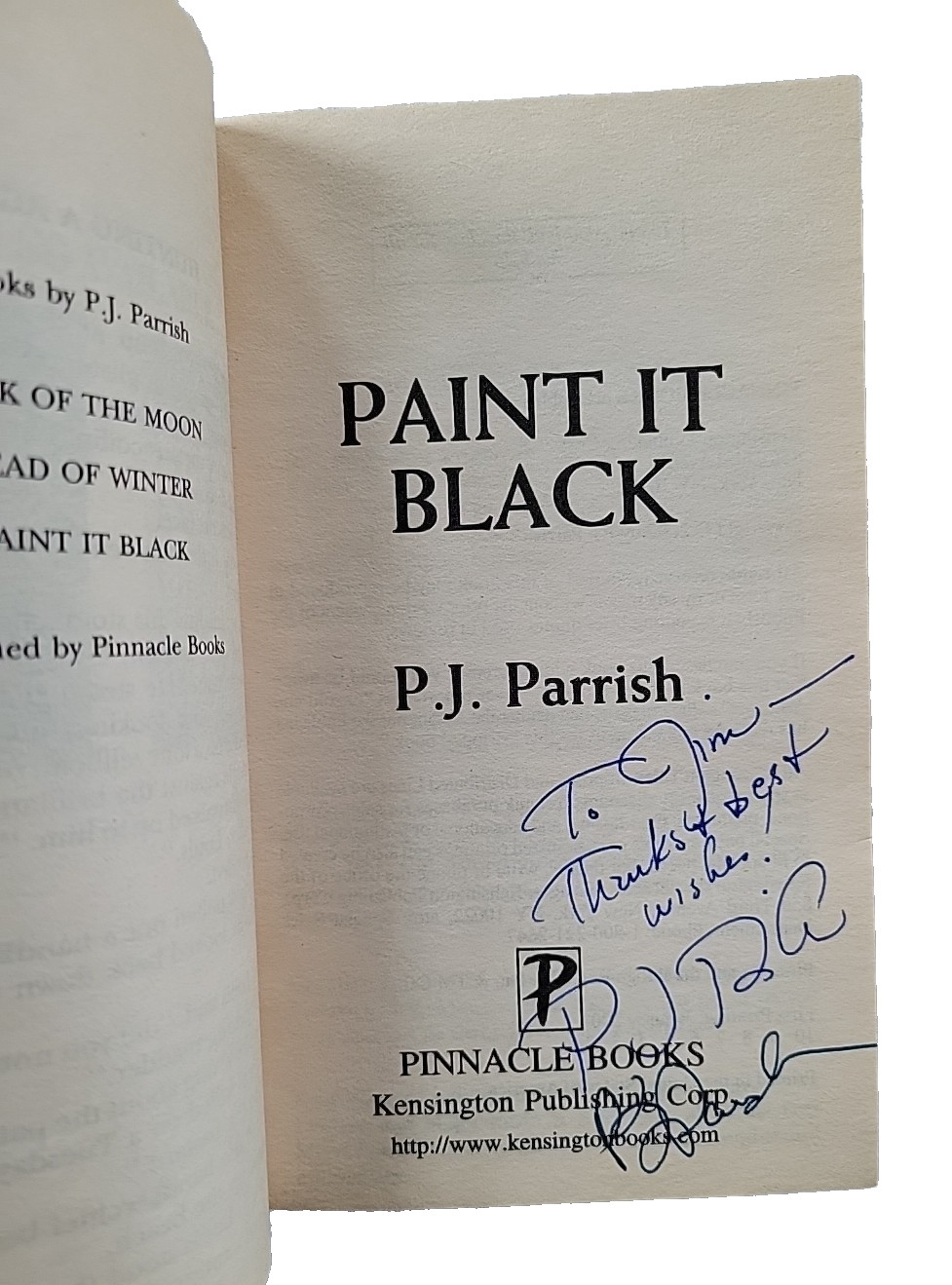 Lot of 11, P J Parrish, A Killing Rain, Dark of the Moon, Heart of, 2 signed PB