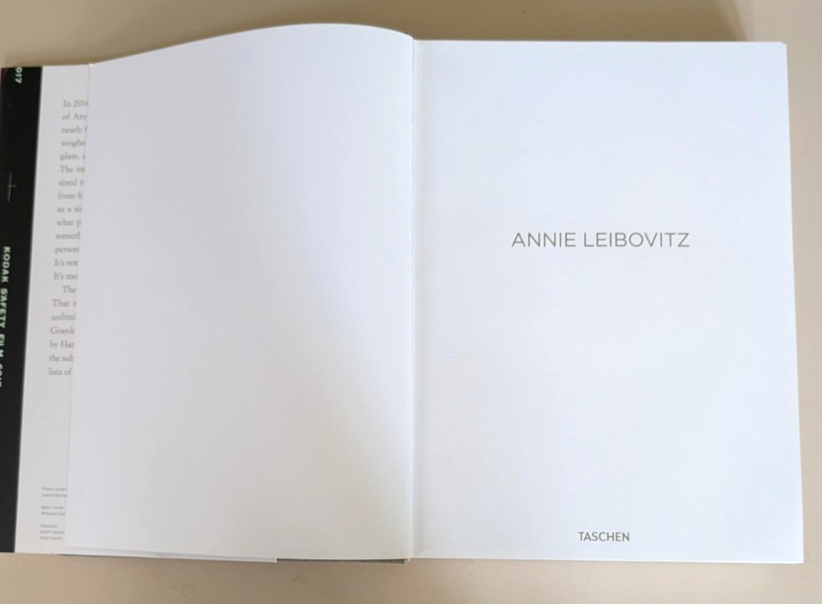 Annie Leibovitz 2022 Taschen English Edition Oversized Hardcover in Slipcase