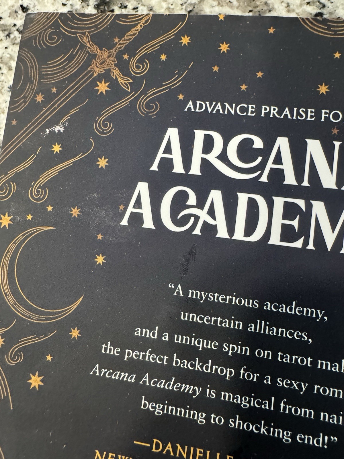 Arcana Academy Book 1 Hardcover Novel by Elise Kova (2025) Dust Jacket