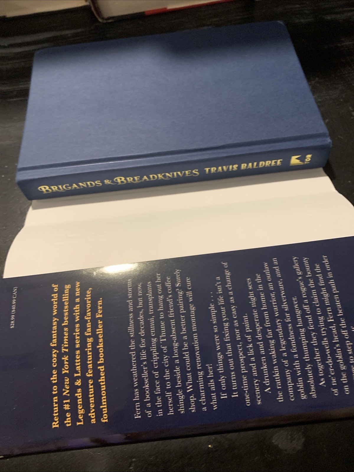 Brigands and Breadknives by Travis Baldree (2025 Hardcover) Hand Signed 1st Edit