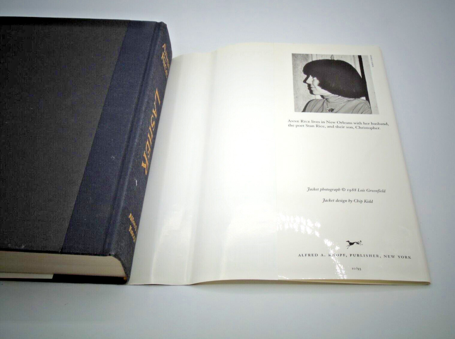 Lasher By Anne Rice First Edition Hardcover Book with Dust Jacket 1993
