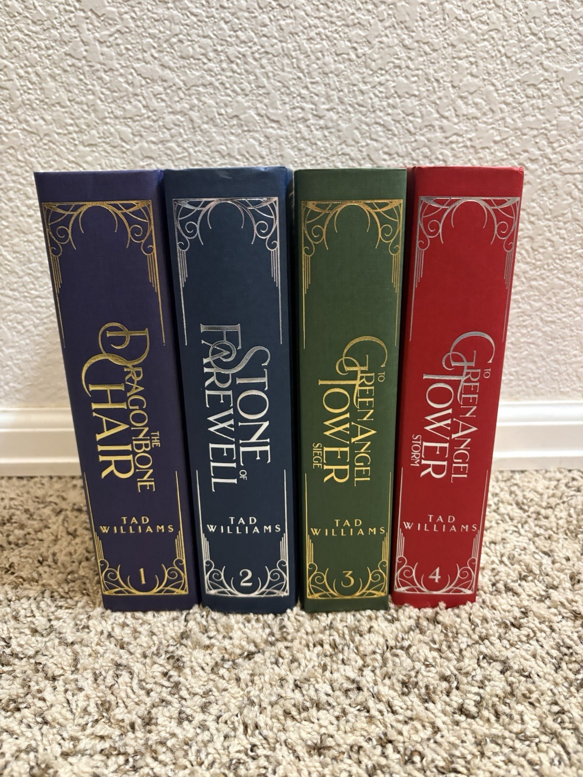 Broken Binding Dragonbone Chair Signed T1 Tad Williams Memory, Sorrow, and Thorn