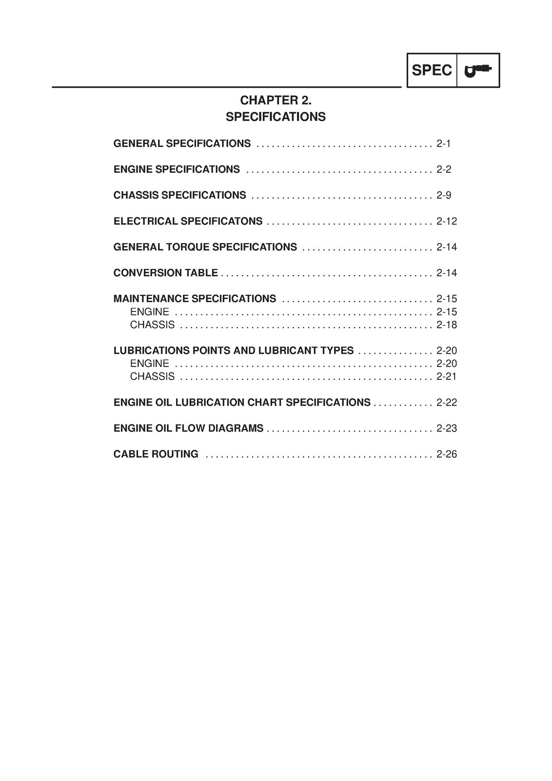 YAMAHA XVS125 Motorcycle Service Manual 2000, CLOSURE, JACKET – XL FOLDOUT PAGES