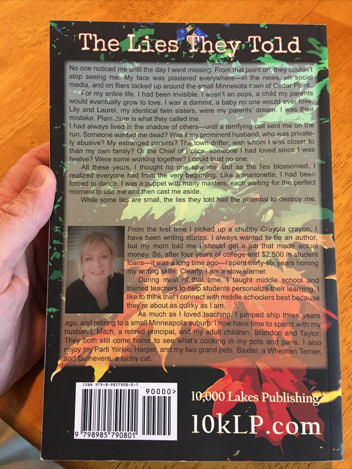 The Lies They Told by Mary Perrine Minnesota Mystery Signed By The Author