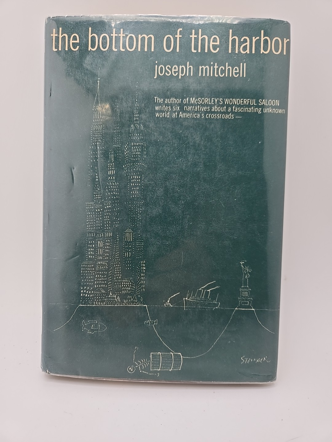 The Bottom of the Harbor by Joseph Mitchel, Little, Brown, 1959 Hard Cover- DJ