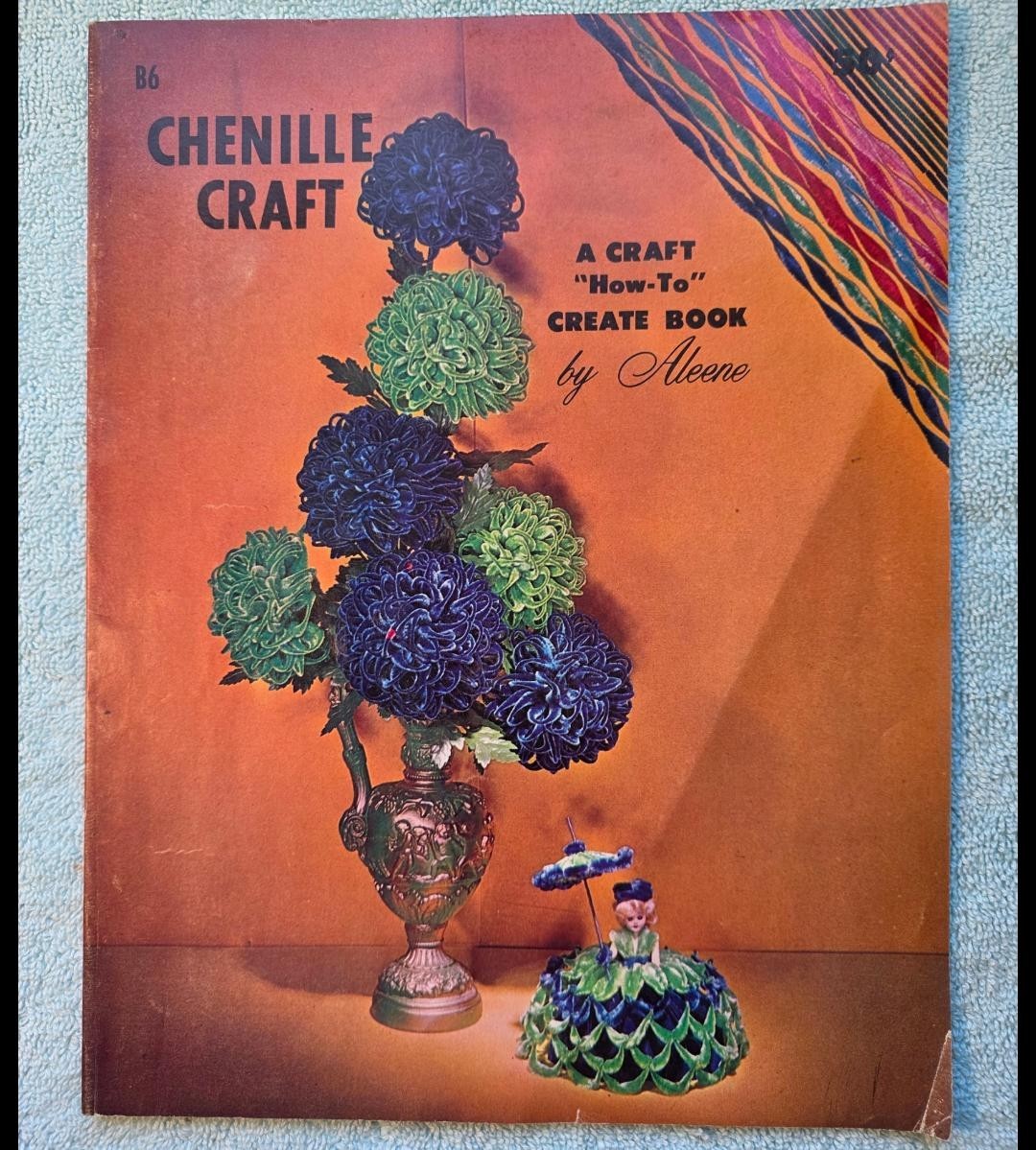 Vintage 1960s Aleene Craft Book Lot of 3 Chenille, Flair Felt, Feather Fantasies