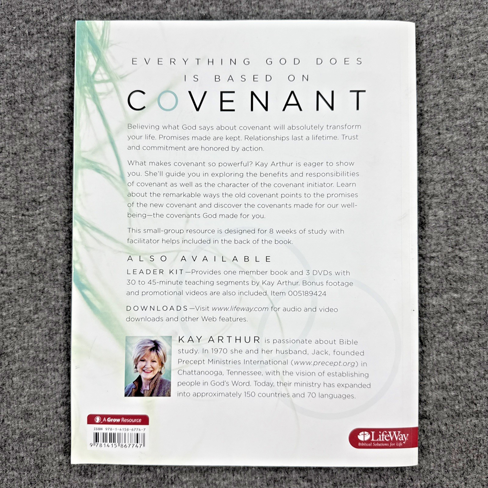 Covenant: Gods Enduring Promises, Kay Arthur, 3-Disc DVD & Study Guide Set w/Box